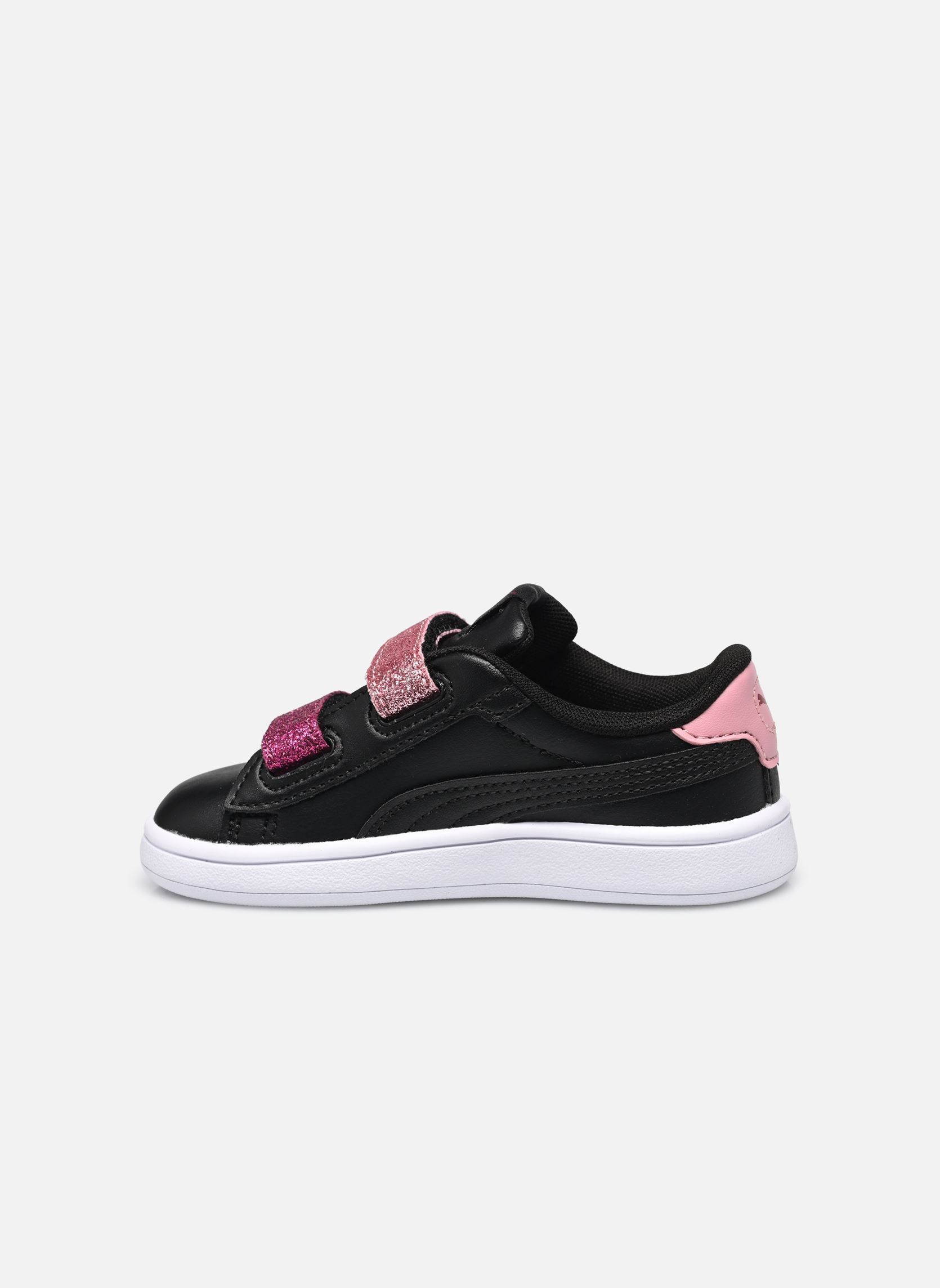 Baskets Puma Smash 3.0 L Glitter Velcro V Inf fille noir Puma Baskets Puma Smash 3.0 L Glitter Velcro V Inf fille noir PUMA BLACK-BERR
