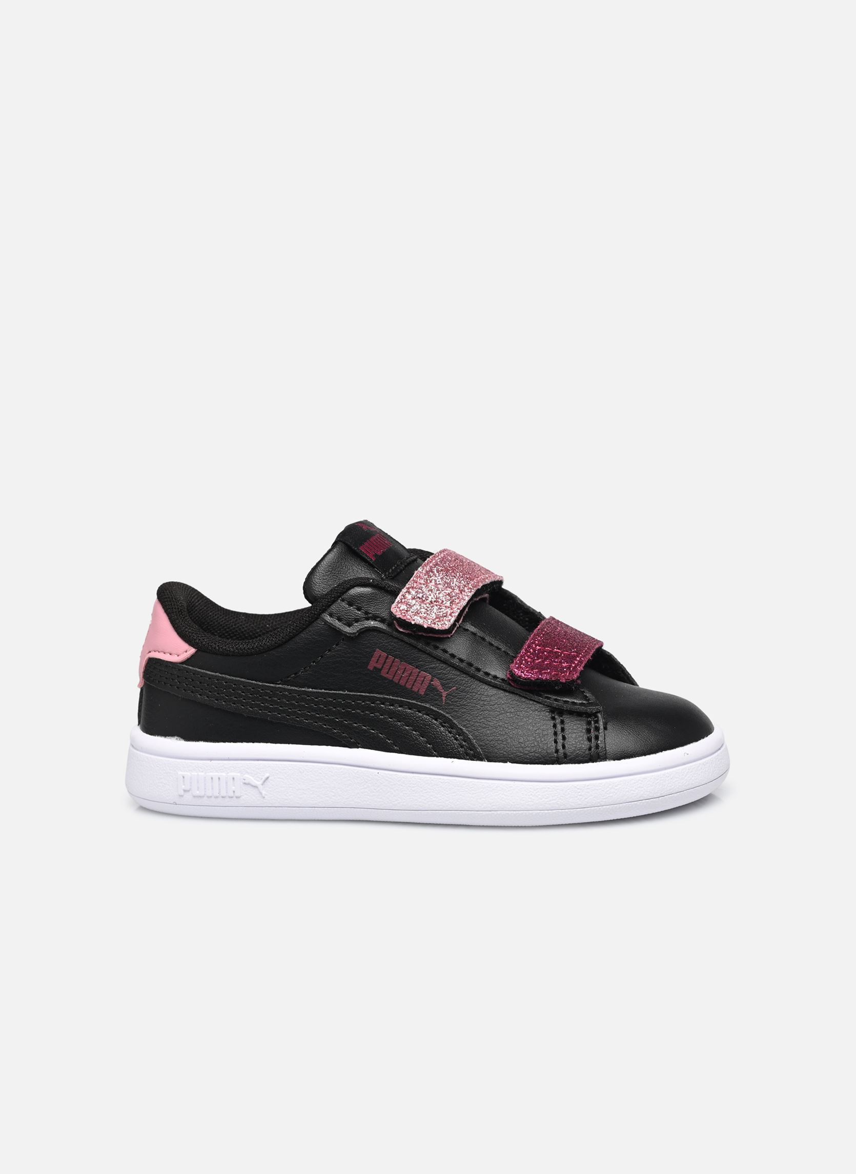Baskets Puma Smash 3.0 L Glitter Velcro V Inf fille noir Puma Baskets Puma Smash 3.0 L Glitter Velcro V Inf fille noir PUMA BLACK-BERR