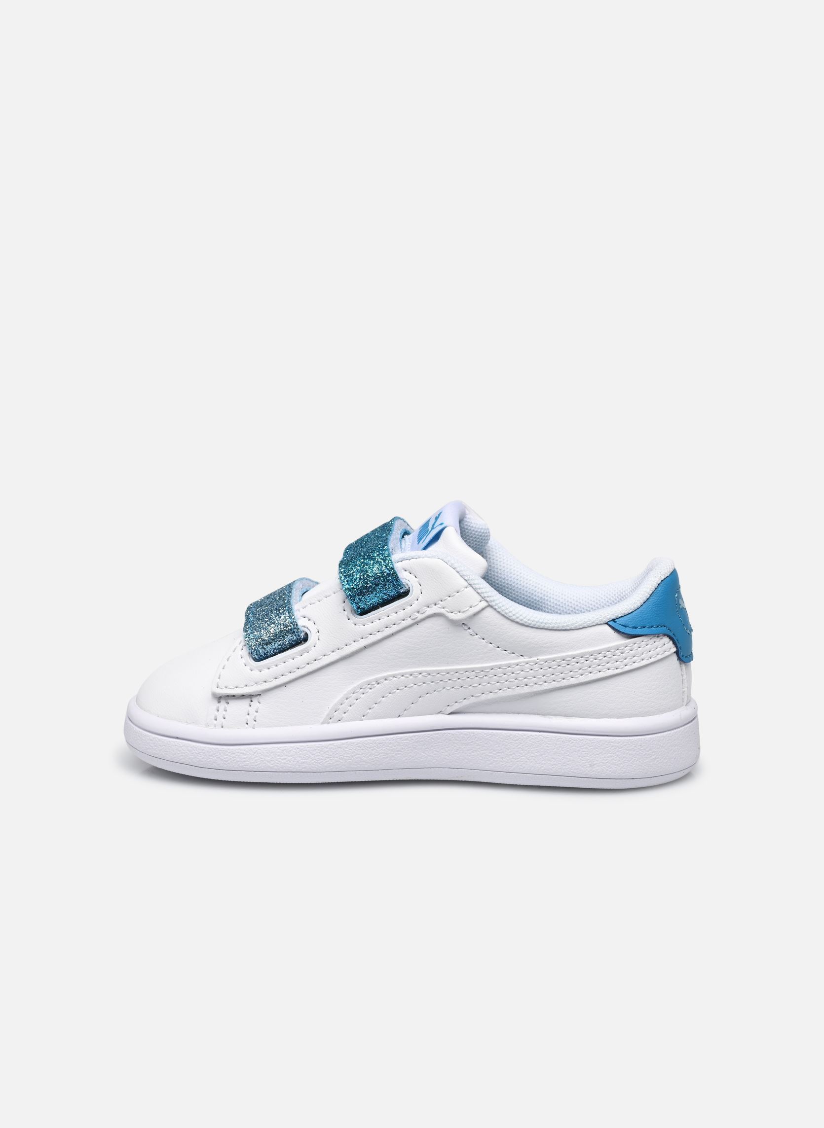 Sneaker Puma Smash 3.0 L Glitter Velcro V Inf weiß Puma Sneaker Puma Smash 3.0 L Glitter Velcro V Inf weiß PUMA WHITE-TROP