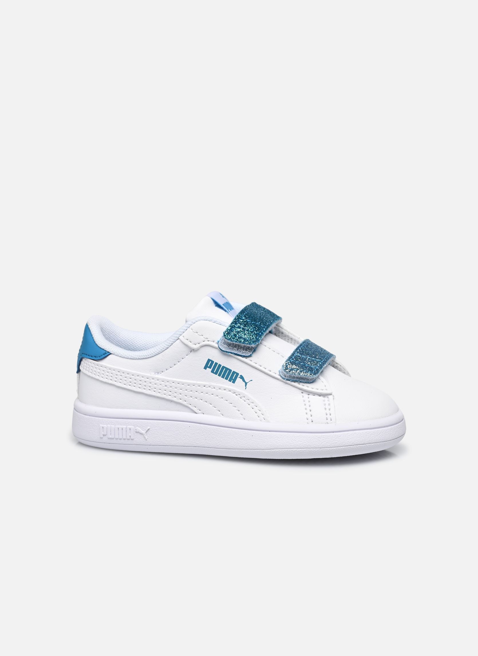 Sneaker Puma Smash 3.0 L Glitter Velcro V Inf weiß Puma Sneaker Puma Smash 3.0 L Glitter Velcro V Inf weiß PUMA WHITE-TROP