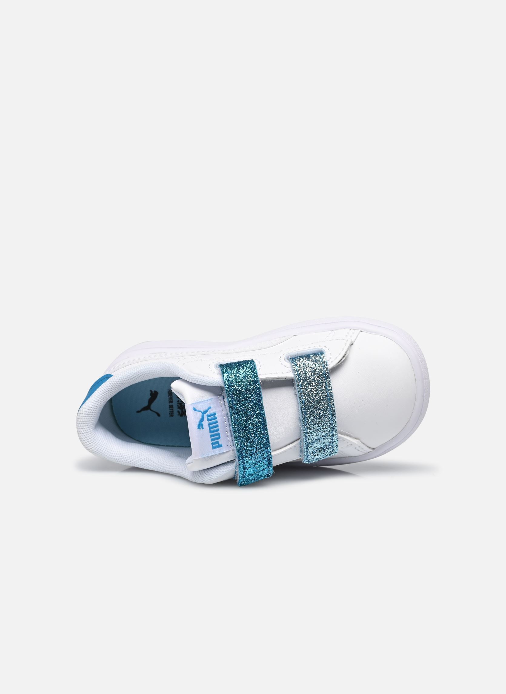 Sneaker Puma Smash 3.0 L Glitter Velcro V Inf weiß Puma Sneaker Puma Smash 3.0 L Glitter Velcro V Inf weiß PUMA WHITE-TROP