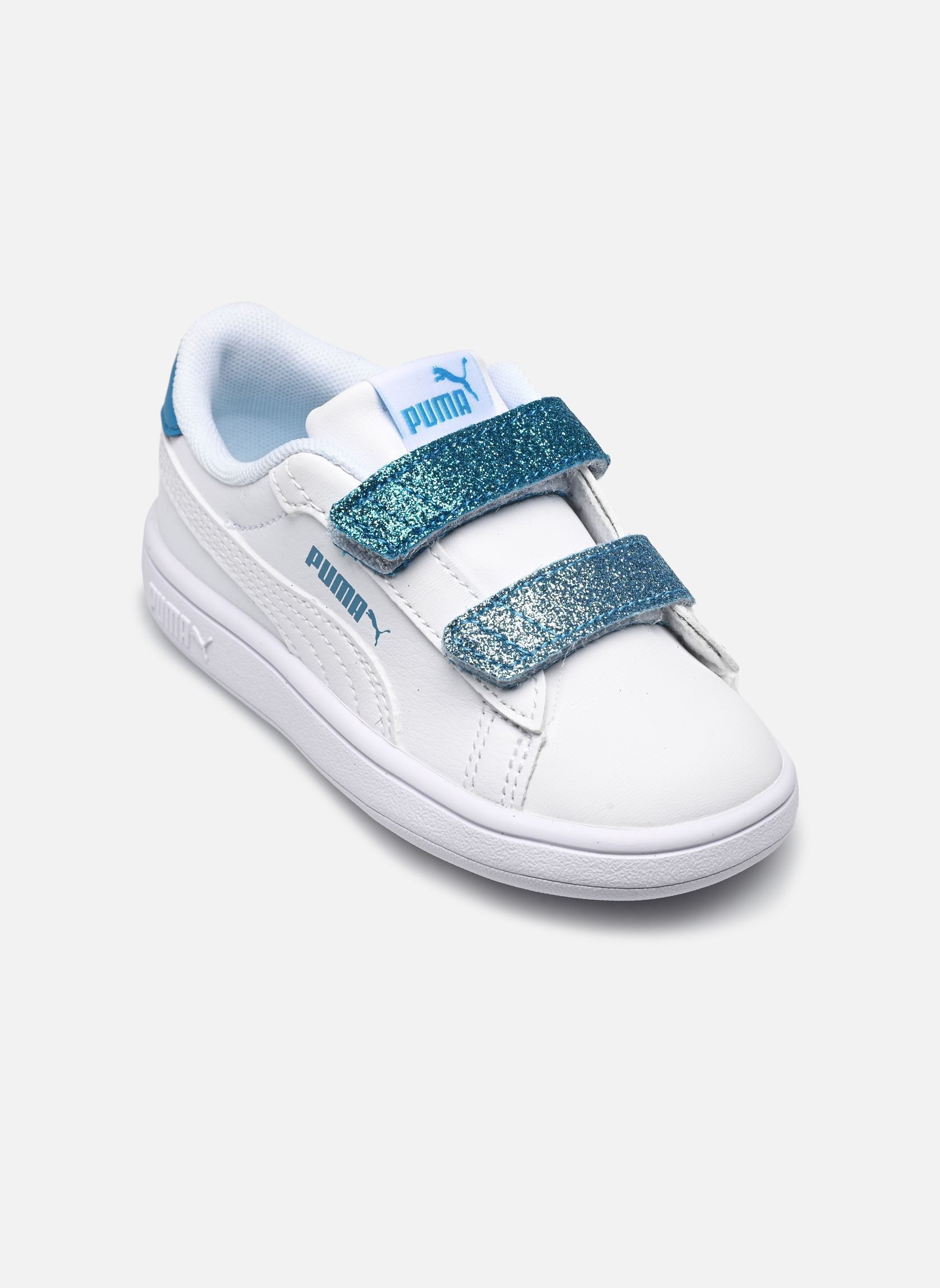 Baskets basses enfant Puma Smash 3.0 Glitter Velcro V Inf - vue 3