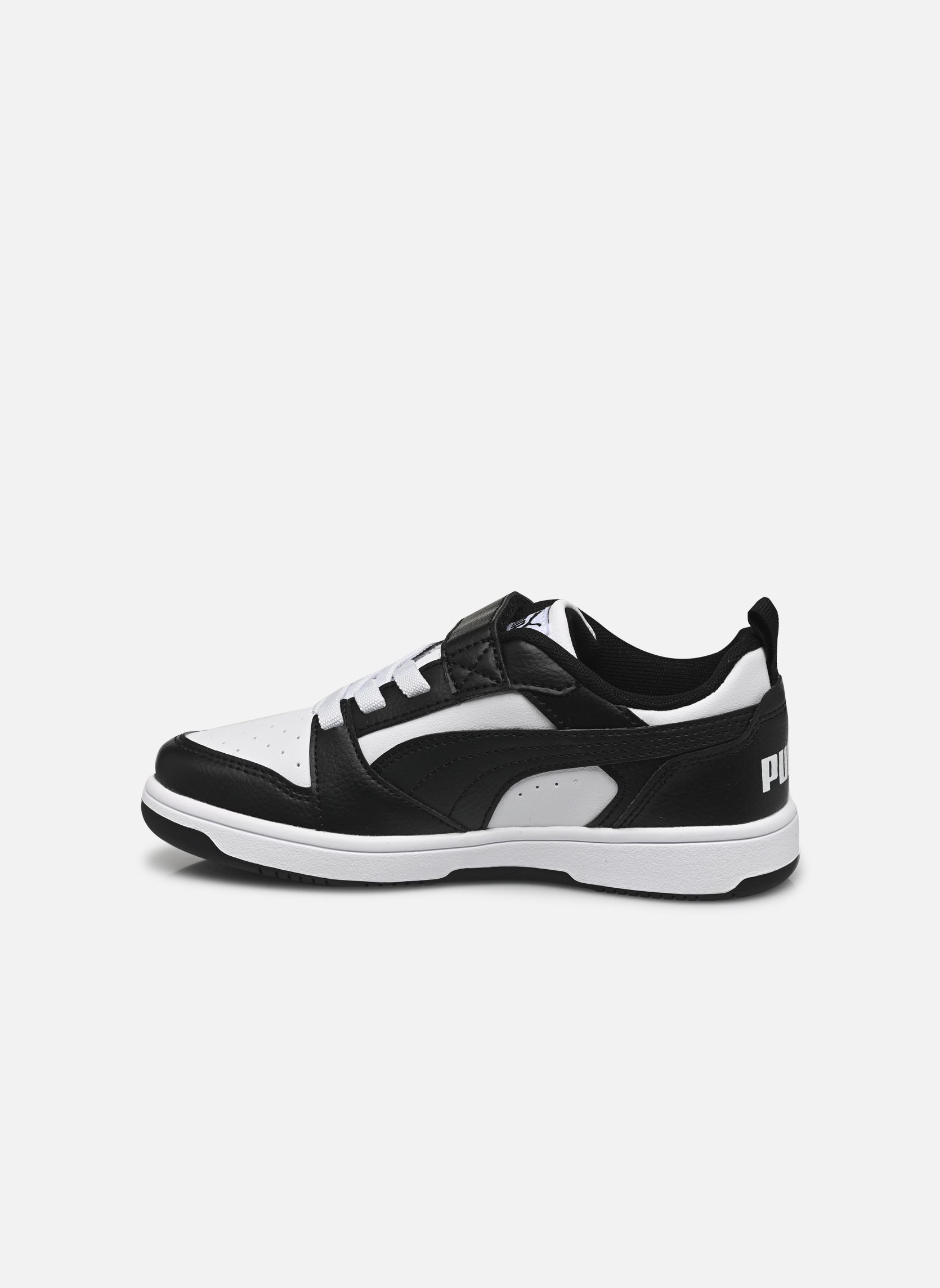 Baskets Puma Rebound V6 Lo Ac+ Ps fille blanc Puma Baskets Puma Rebound V6 Lo Ac+ Ps fille blanc PUMA WHITE-PUMA BLACK