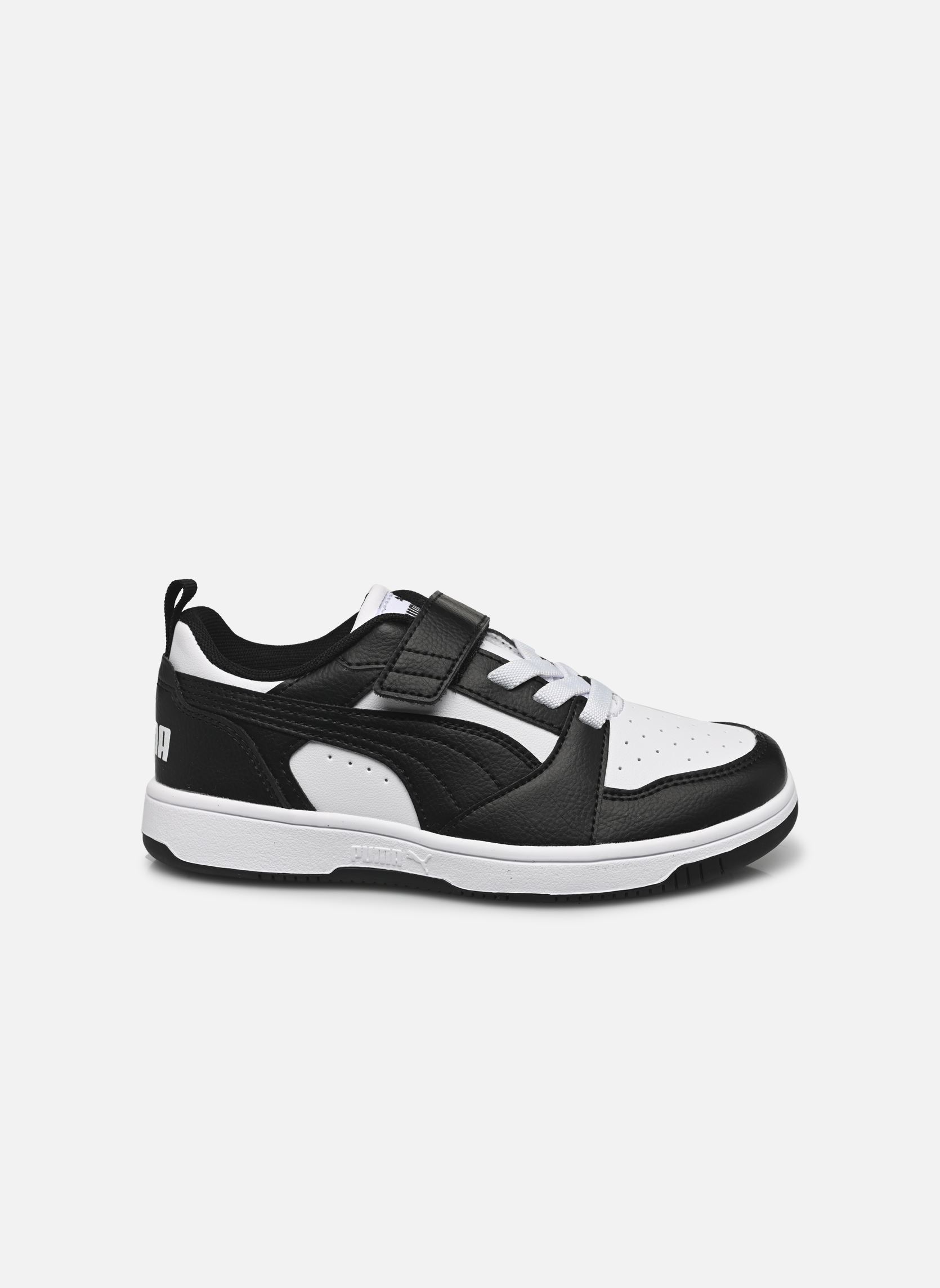 Baskets Puma Rebound V6 Lo Ac+ Ps fille blanc Puma Baskets Puma Rebound V6 Lo Ac+ Ps fille blanc PUMA WHITE-PUMA BLACK