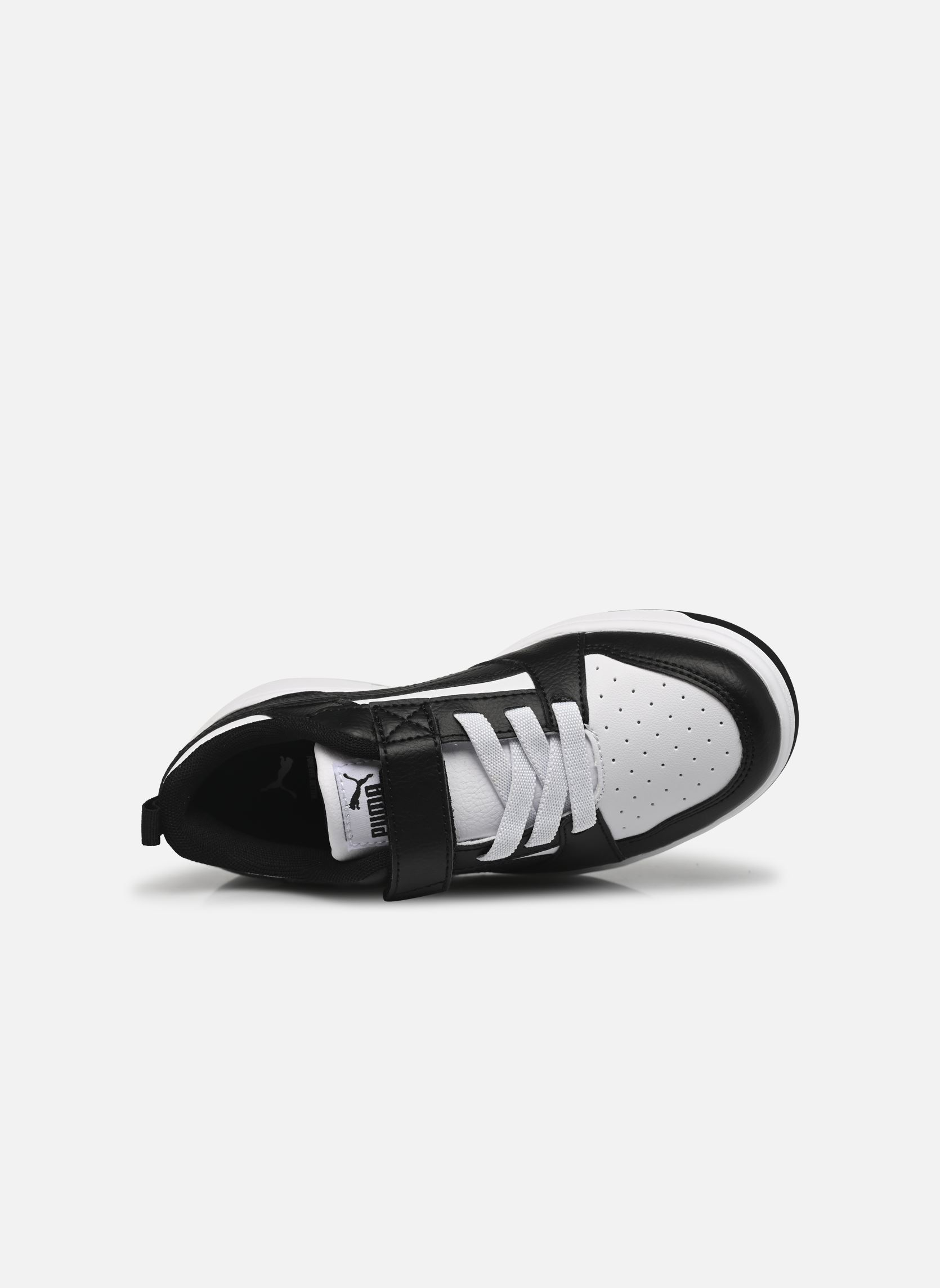 Baskets Puma Rebound V6 Lo Ac+ Ps fille blanc Puma Baskets Puma Rebound V6 Lo Ac+ Ps fille blanc PUMA WHITE-PUMA BLACK
