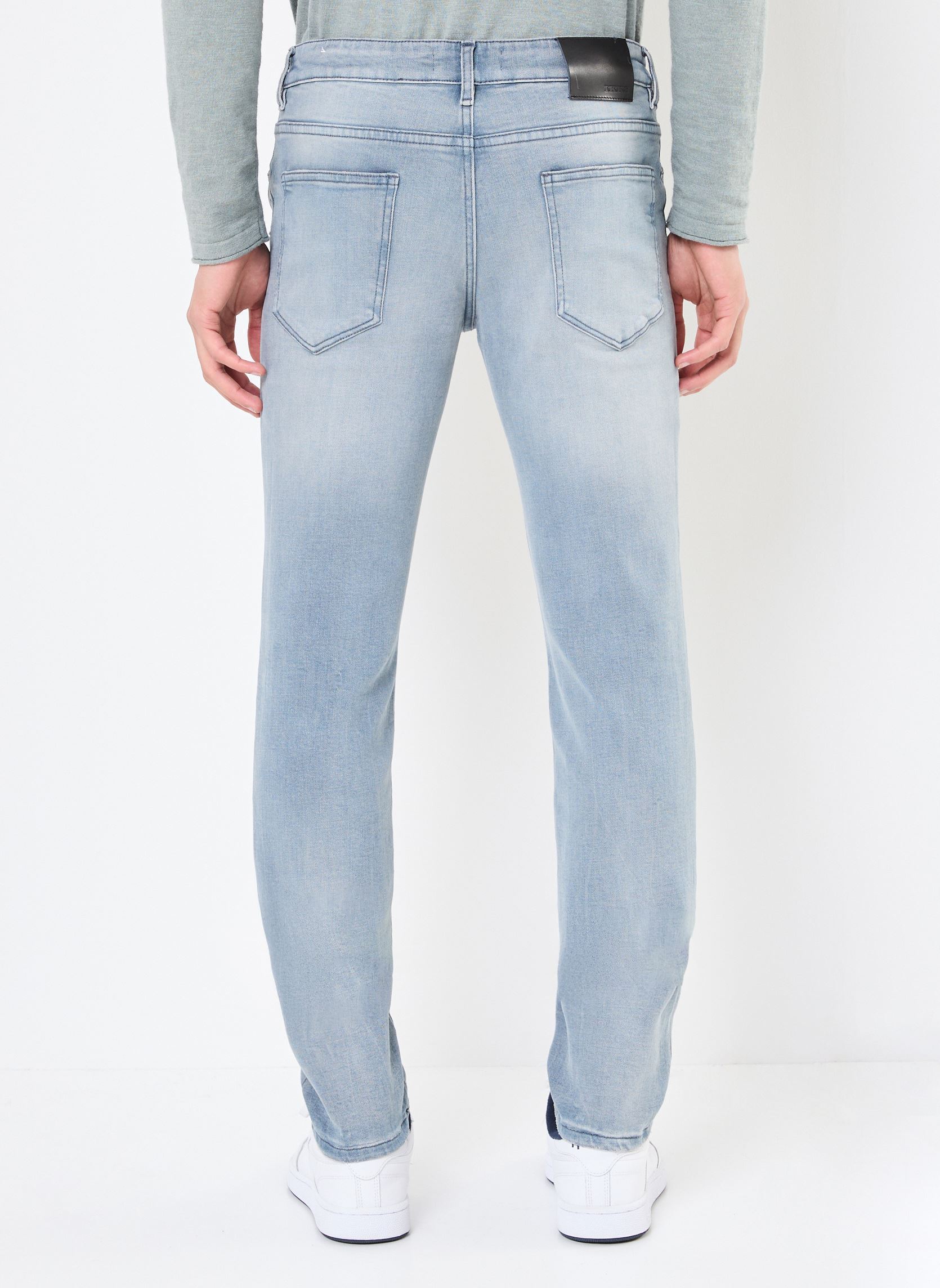 Rechte jeans / Straight Leg Jeans M129003 heren blauw IKKS Men Rechte jeans / Straight Leg Jeans M129003 heren blauw 44-ORAGE