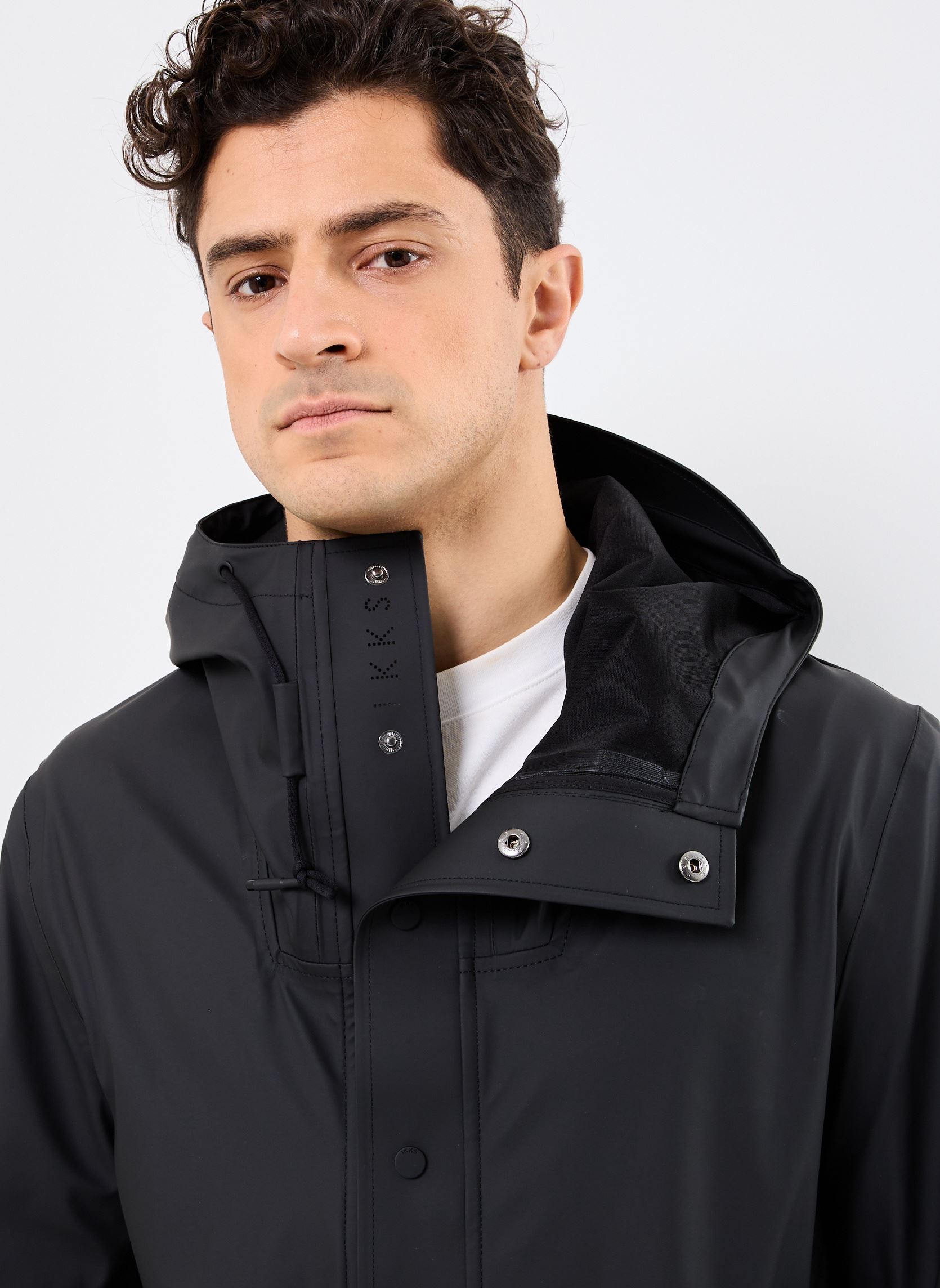 Blousons M141033 homme noir IKKS Men Blousons M141033 homme noir 02-NOIR
