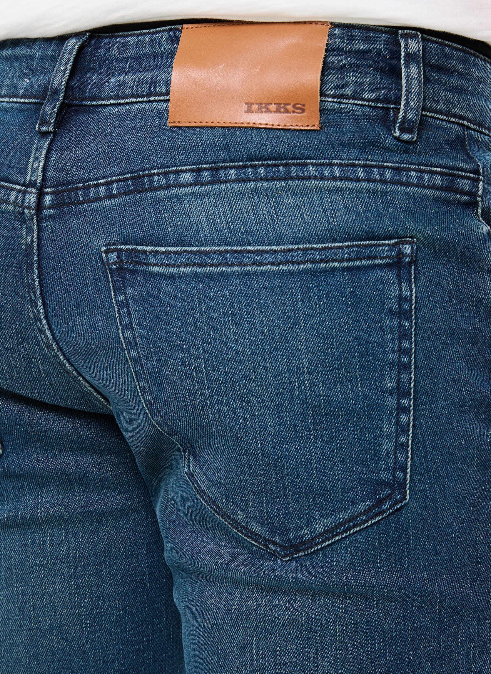 Rechte jeans / Straight Leg Jeans M129033 heren blauw IKKS Men Rechte jeans / Straight Leg Jeans M129033 heren blauw 47-ENCRE
