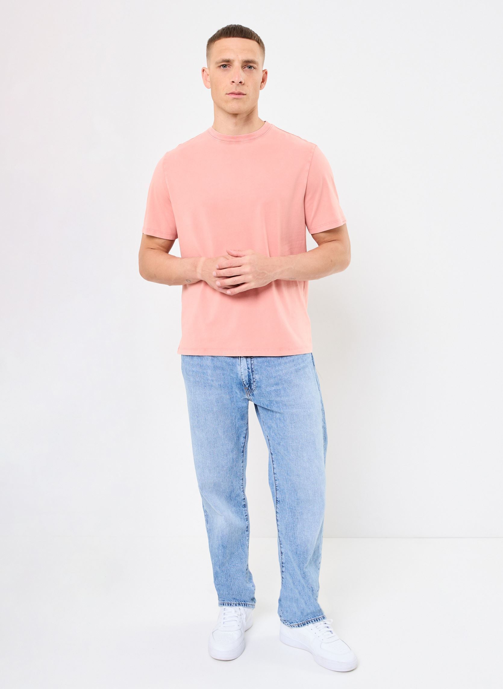 Tee-shirts manches courtes M110313 homme rose IKKS Men Tee-shirts manches courtes M110313 homme rose 34-SAKURA
