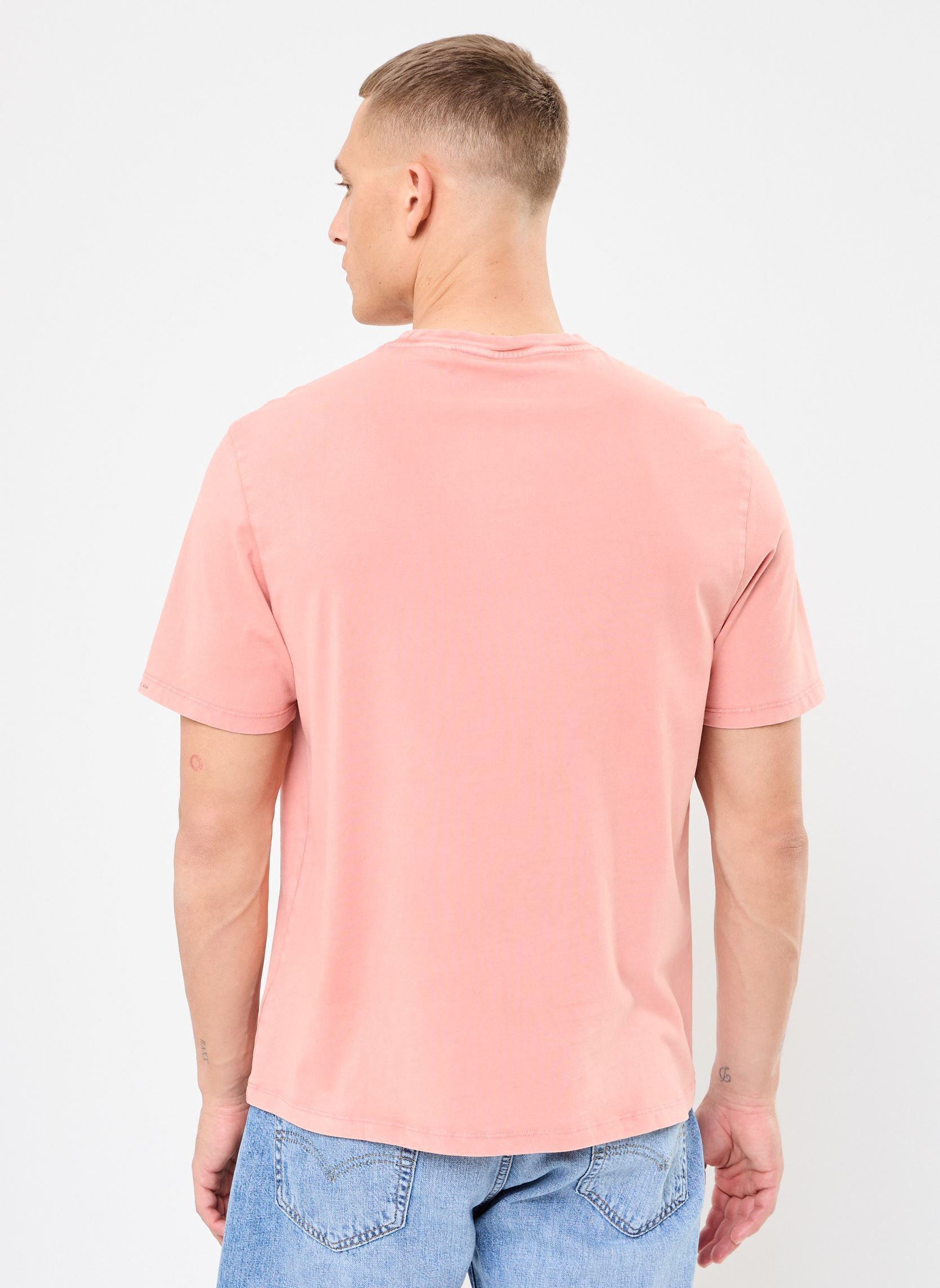 Tee-shirts manches courtes M110313 homme rose IKKS Men Tee-shirts manches courtes M110313 homme rose 34-SAKURA
