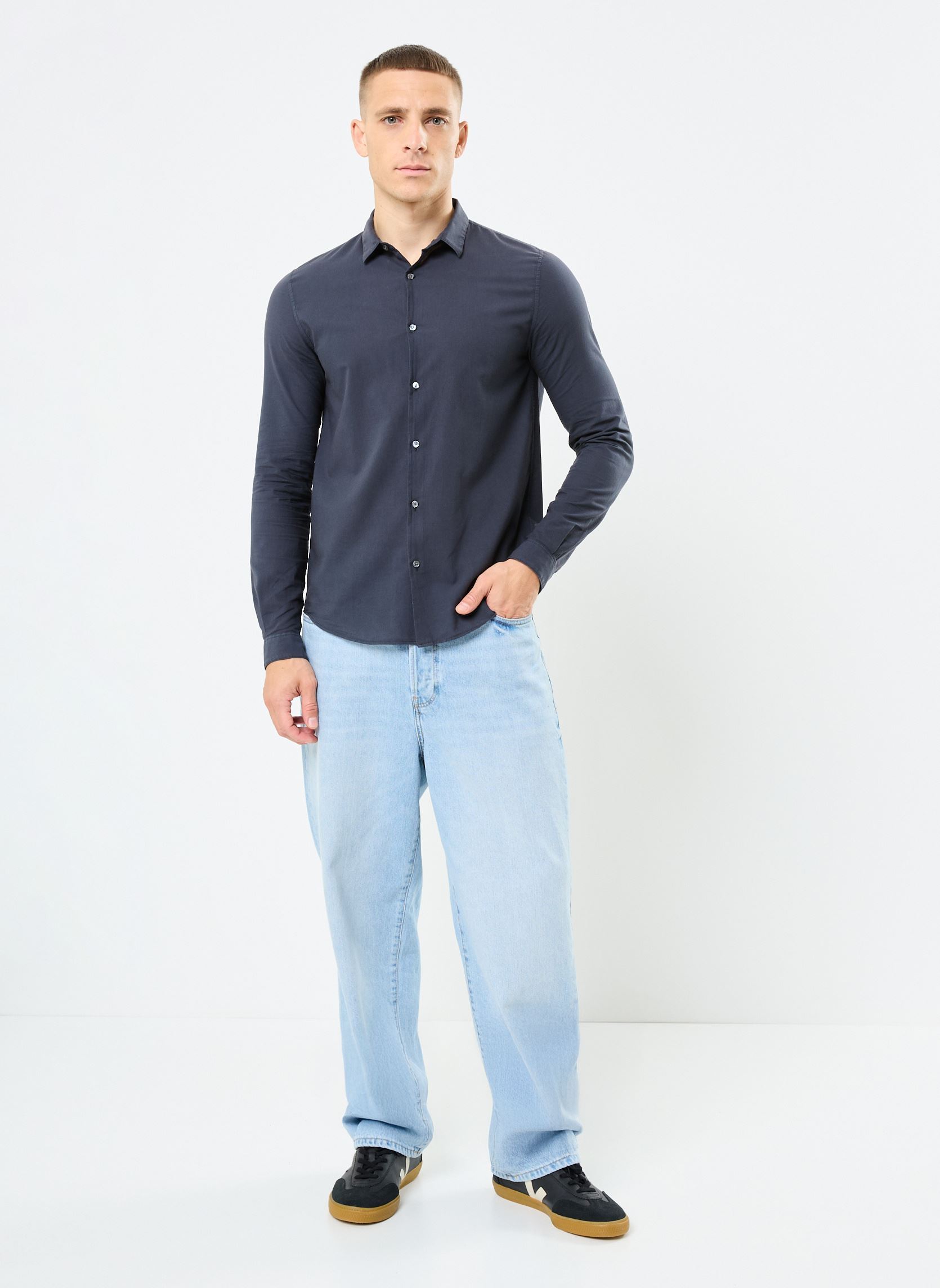 Hemden M112003 herren blau IKKS Men Hemden M112003 herren blau 47-ENCRE