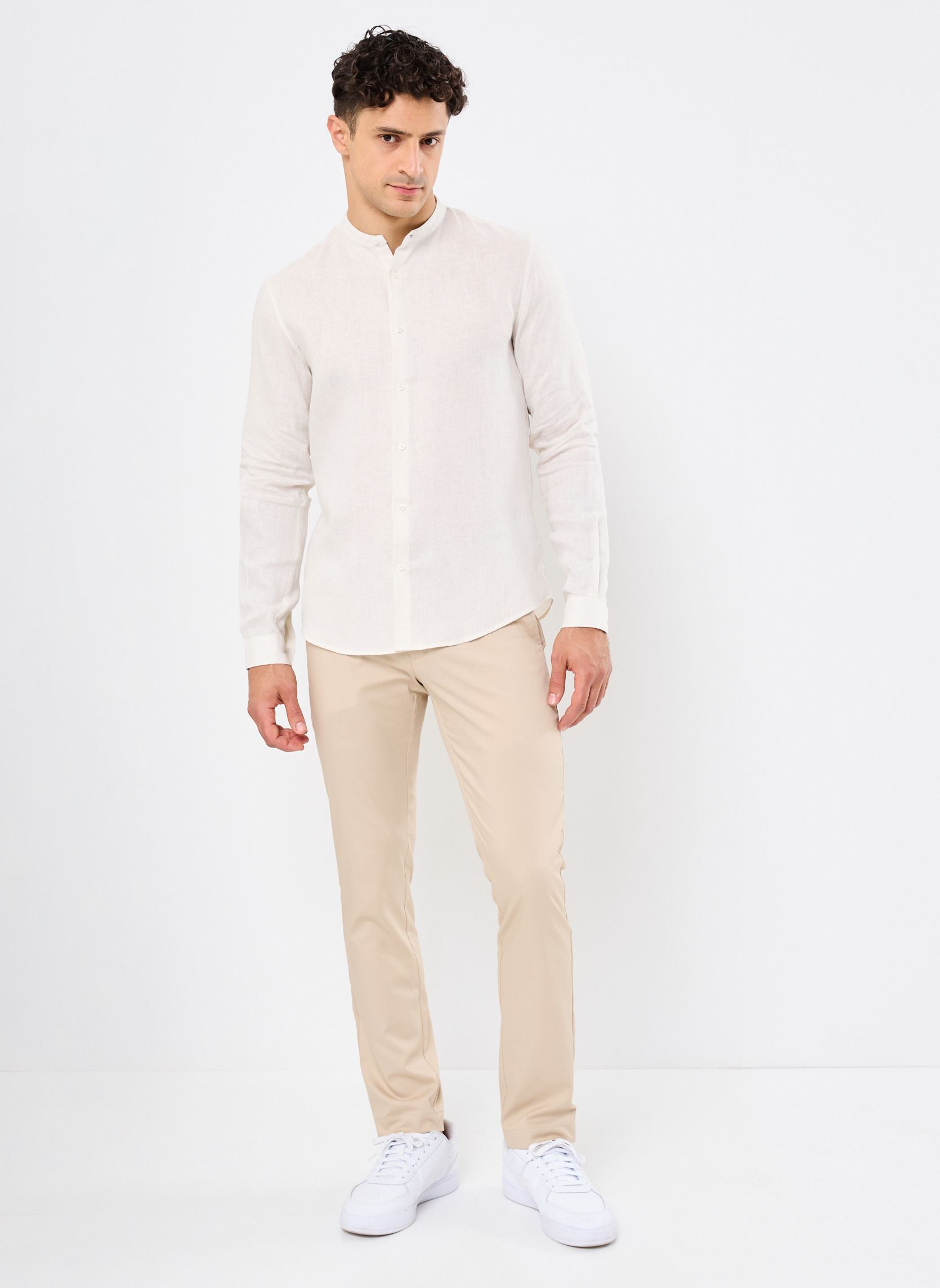 Chemises M112023 homme blanc IKKS Men Chemises M112023 homme blanc 12-CRAIE