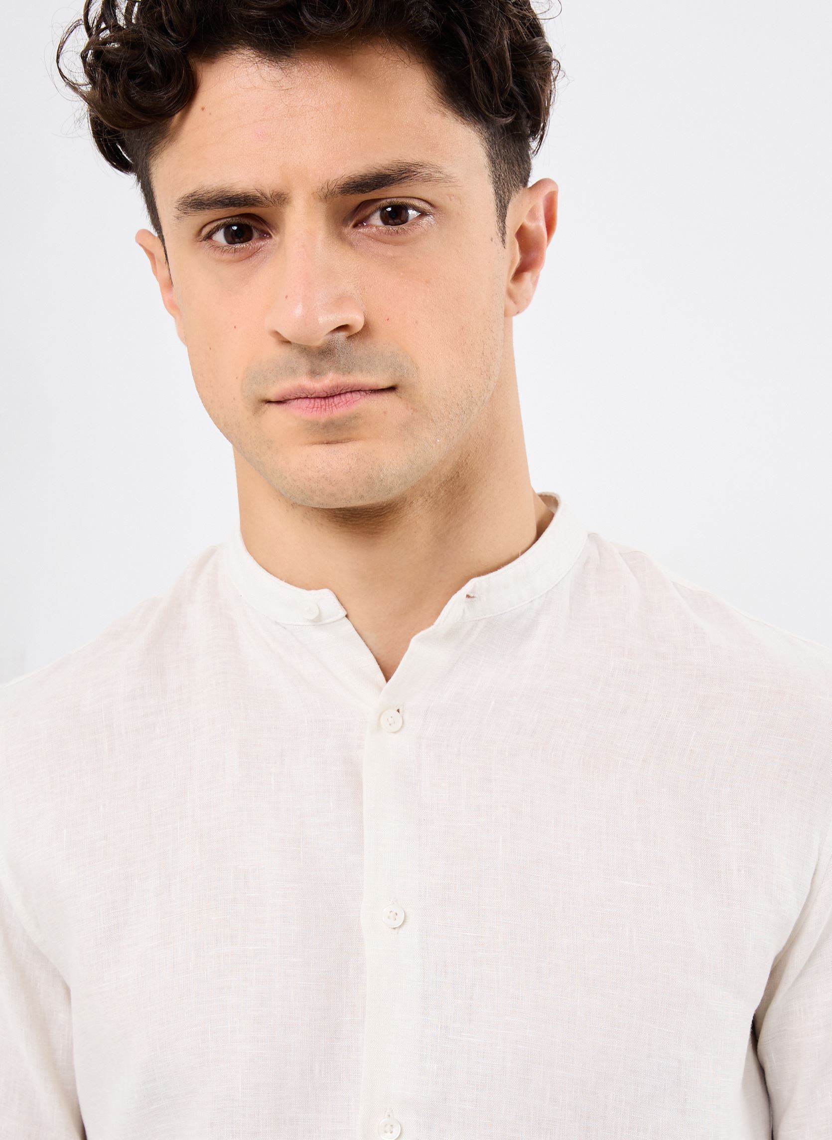 Chemises M112023 homme blanc IKKS Men Chemises M112023 homme blanc 12-CRAIE