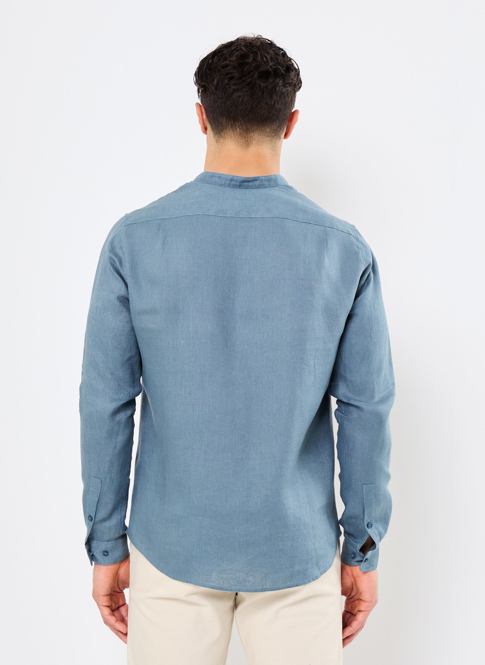 Chemises M112023 homme bleu IKKS Men Chemises M112023 homme bleu 44-ORAGE