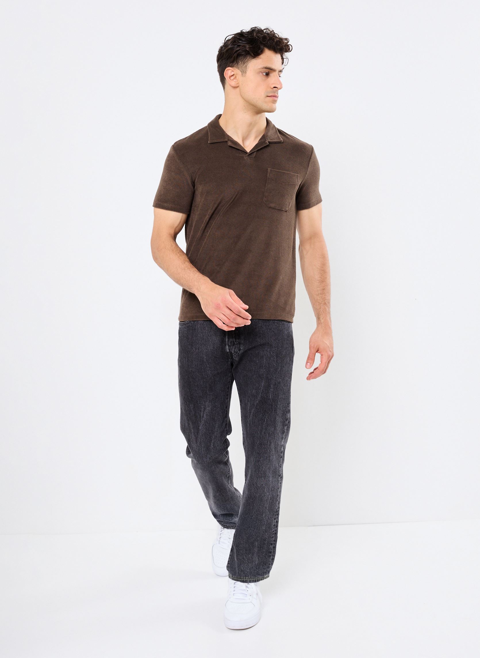 Kurzarm-Poloshirts M114053 herren grün IKKS Men Kurzarm-Poloshirts M114053 herren grün 57-KAKI