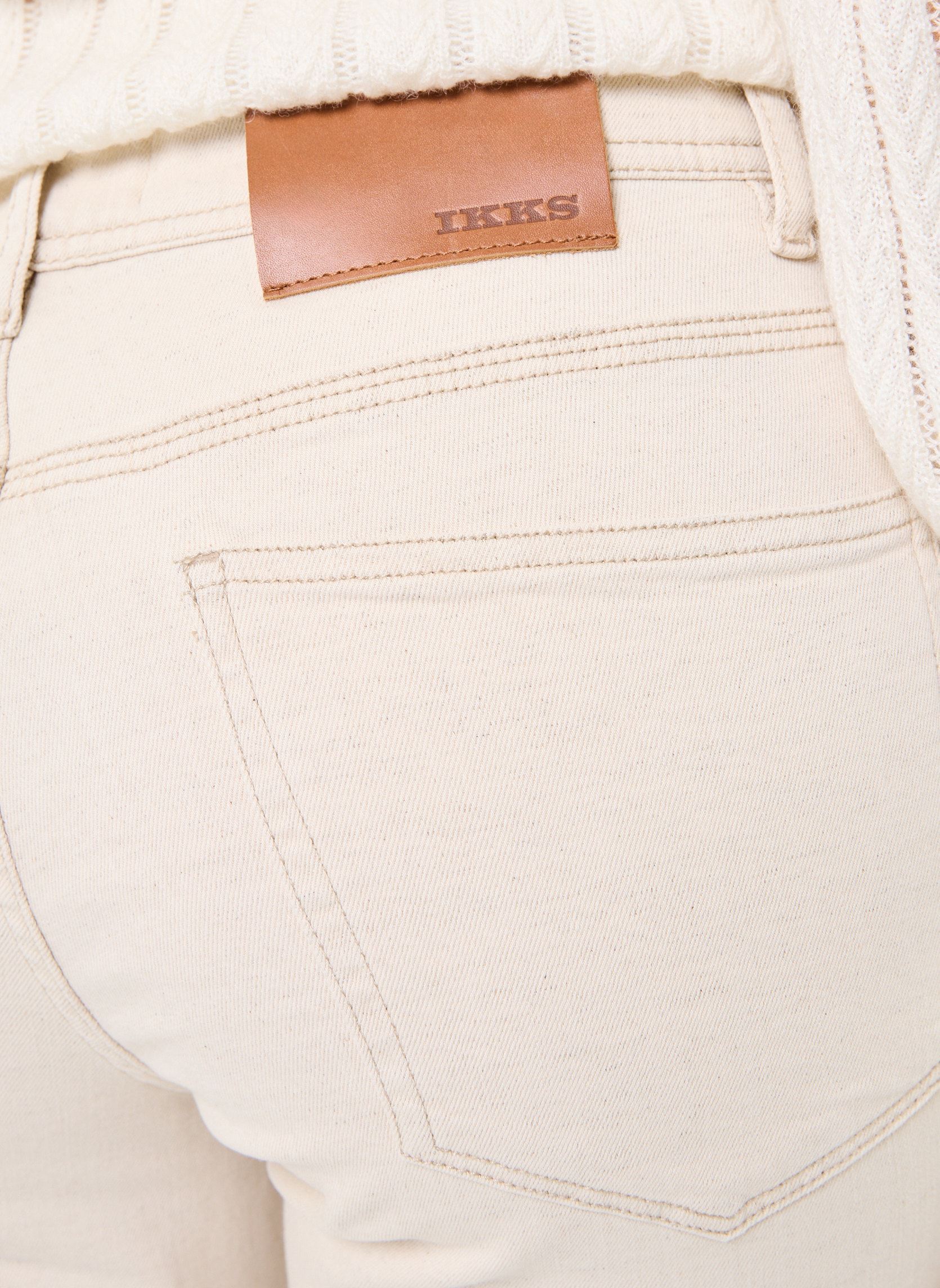 Jeans slim et skinny M129063 homme beige IKKS Men Jeans slim et skinny M129063 homme beige 60-LIN