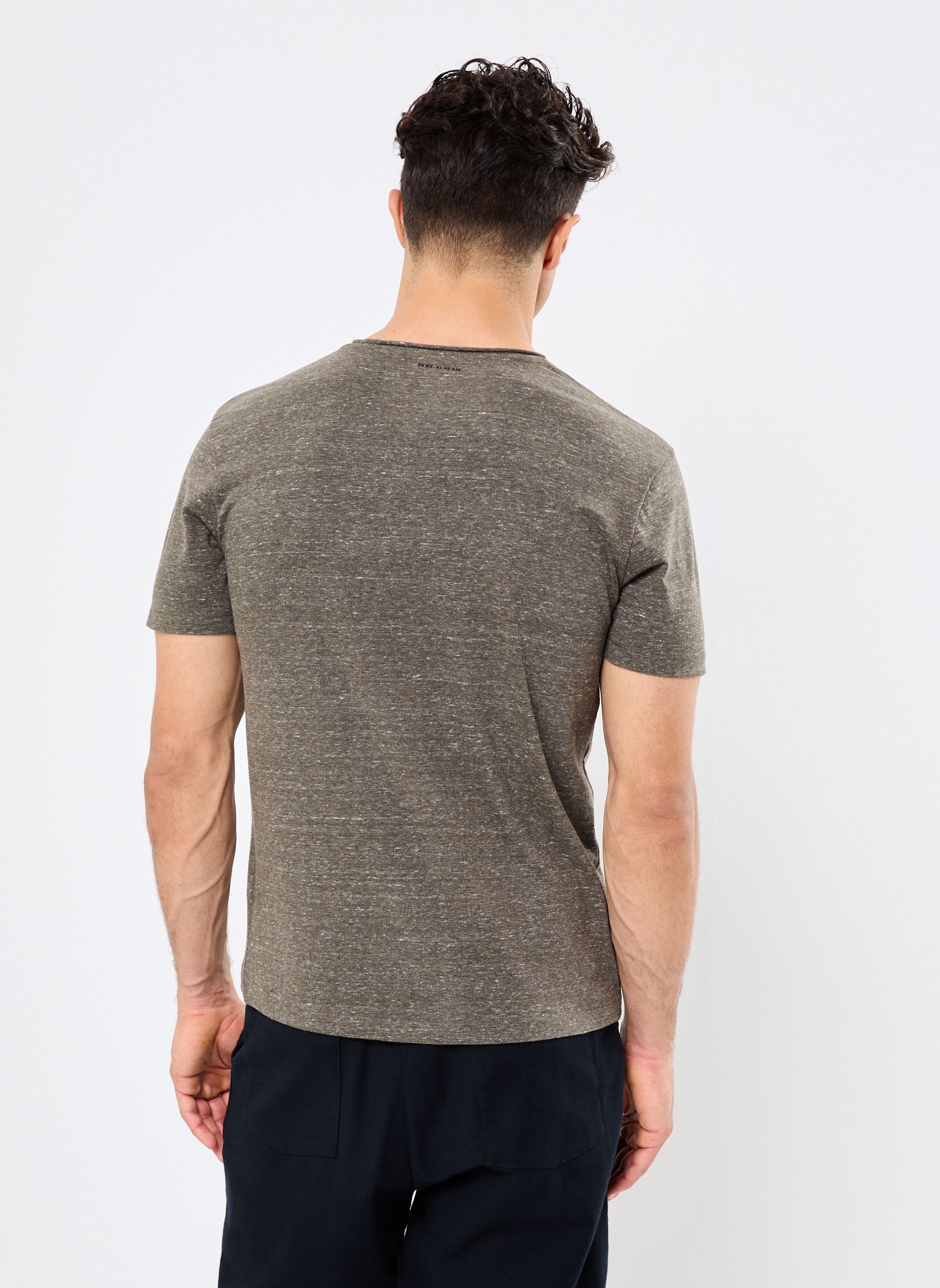 Tee-shirts manches courtes M110143 homme vert IKKS Men Tee-shirts manches courtes M110143 homme vert 57-KAKI