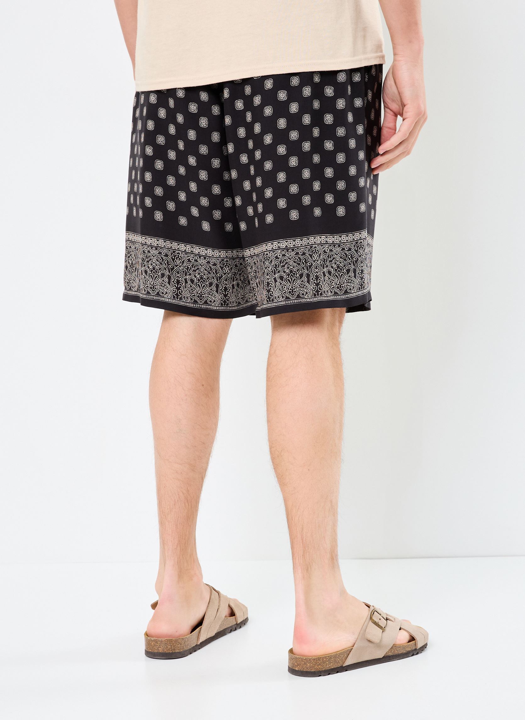 Shorts M125013 herren schwarz IKKS Men Shorts M125013 herren schwarz 02-NOIR