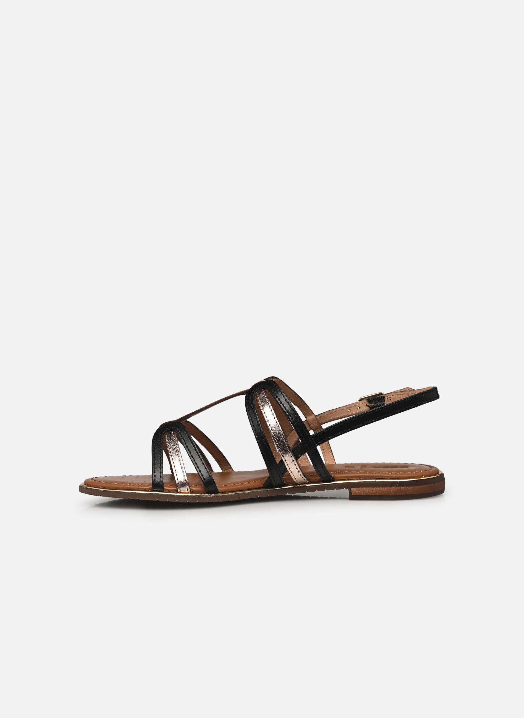 Sandalias planas D SOZY PLUS BG mujer negro Geox Sandalias planas D SOZY PLUS BG mujer negro BLACK/LT GOLD