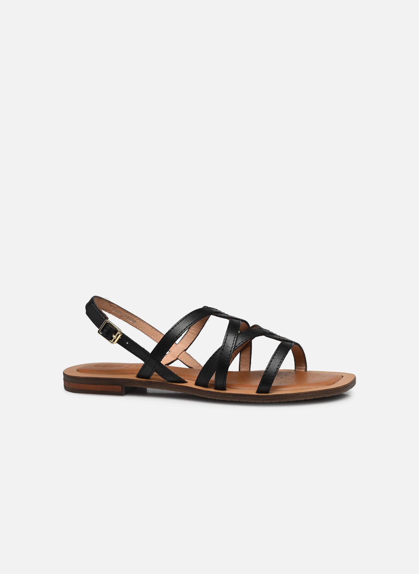 Platte sandalen D SOZY QC dames zwart Geox Platte sandalen D SOZY QC dames zwart Noir