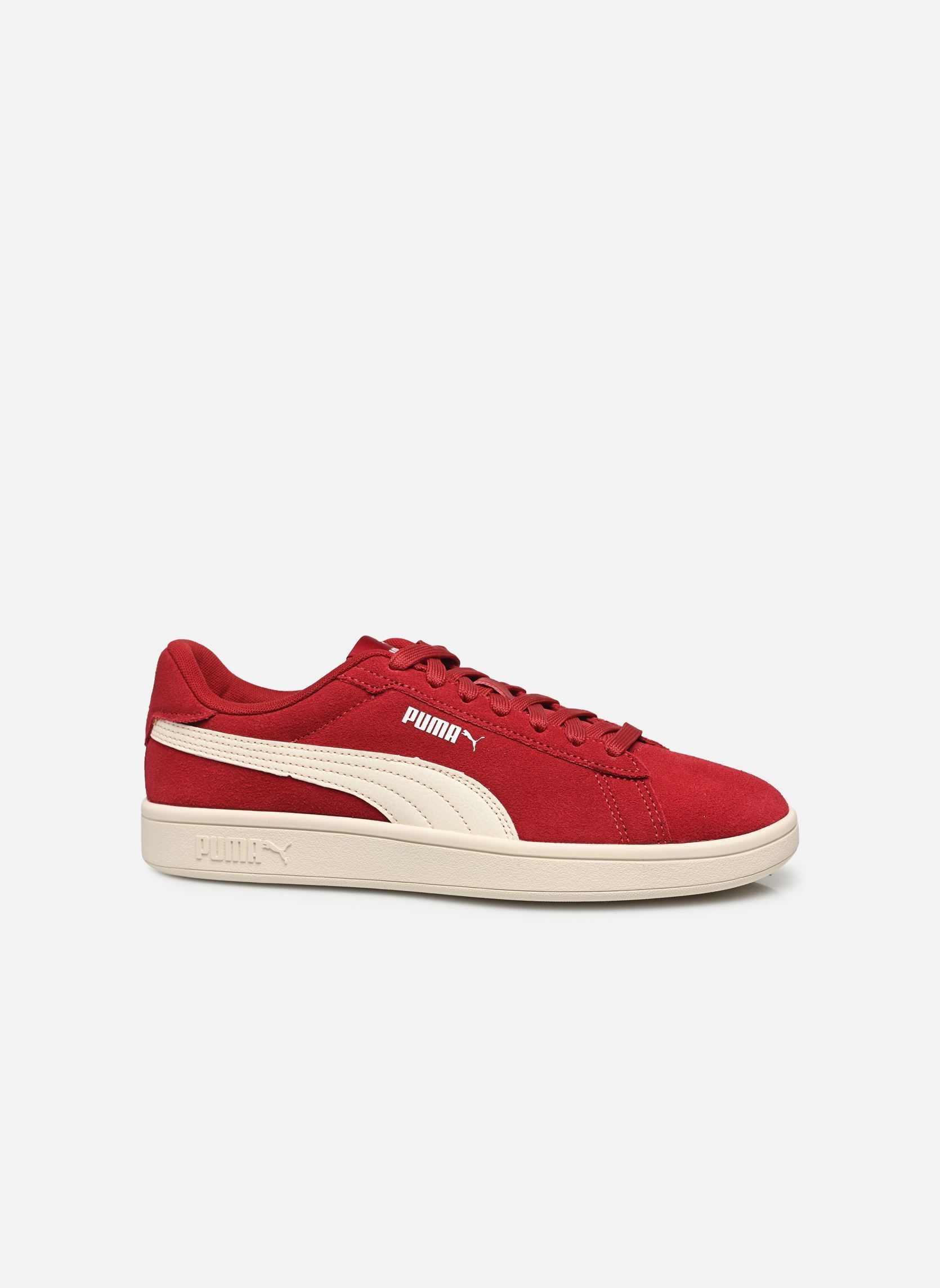 Niedrige Sneaker Puma Smash 3.0 W damen rot Puma Niedrige Sneaker Puma Smash 3.0 W damen rot DARK CRIMSON-WARM WHITE