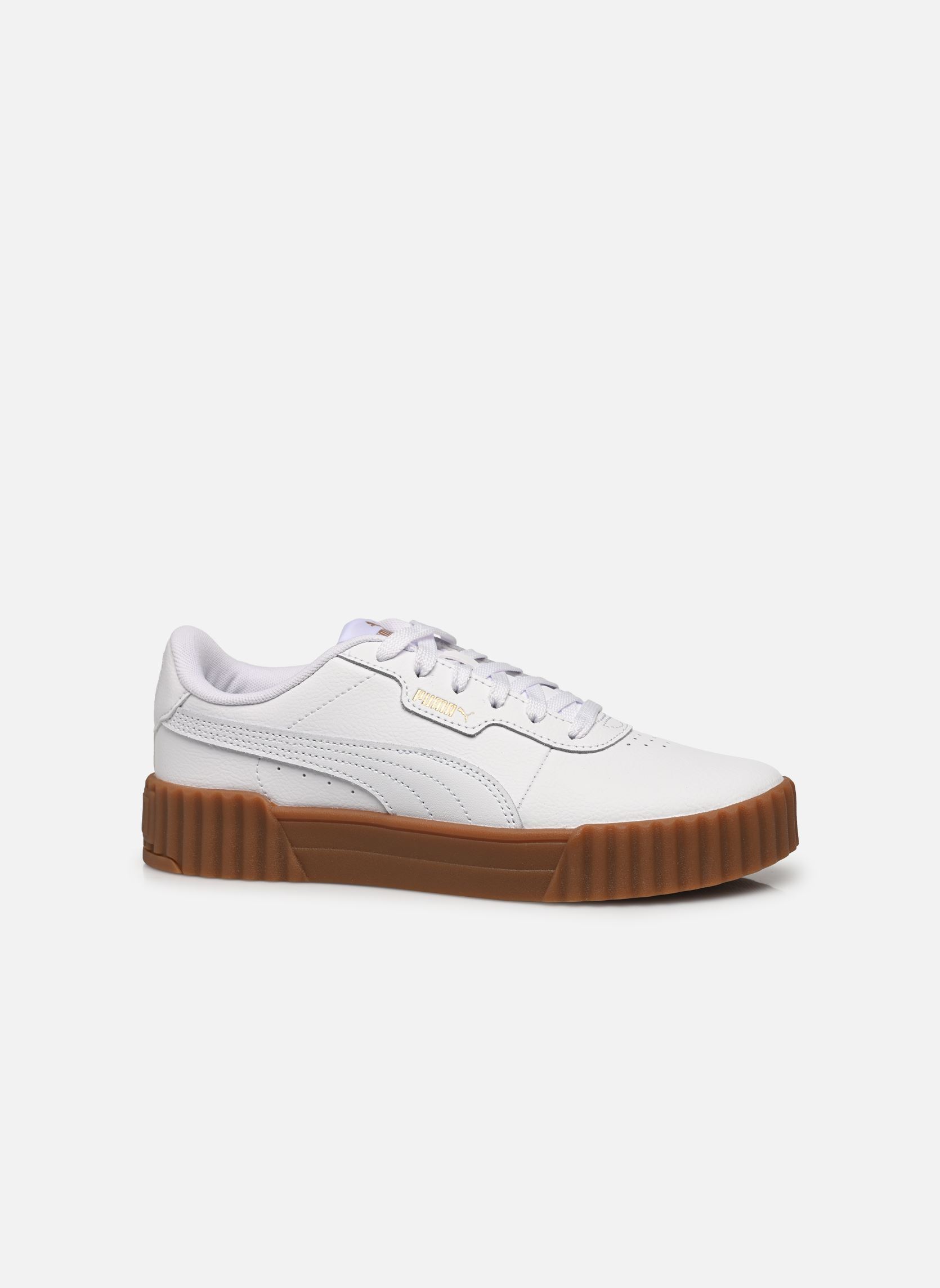 Baskets Carina 3.0 femme blanc Puma Baskets Carina 3.0 femme blanc PUMA WHITE-PUMA GOLD-GUM