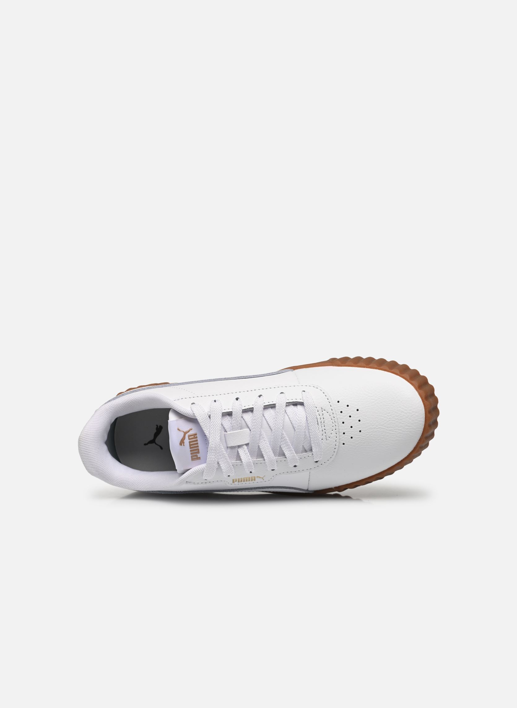 Baskets Carina 3.0 femme blanc Puma Baskets Carina 3.0 femme blanc PUMA WHITE-PUMA GOLD-GUM