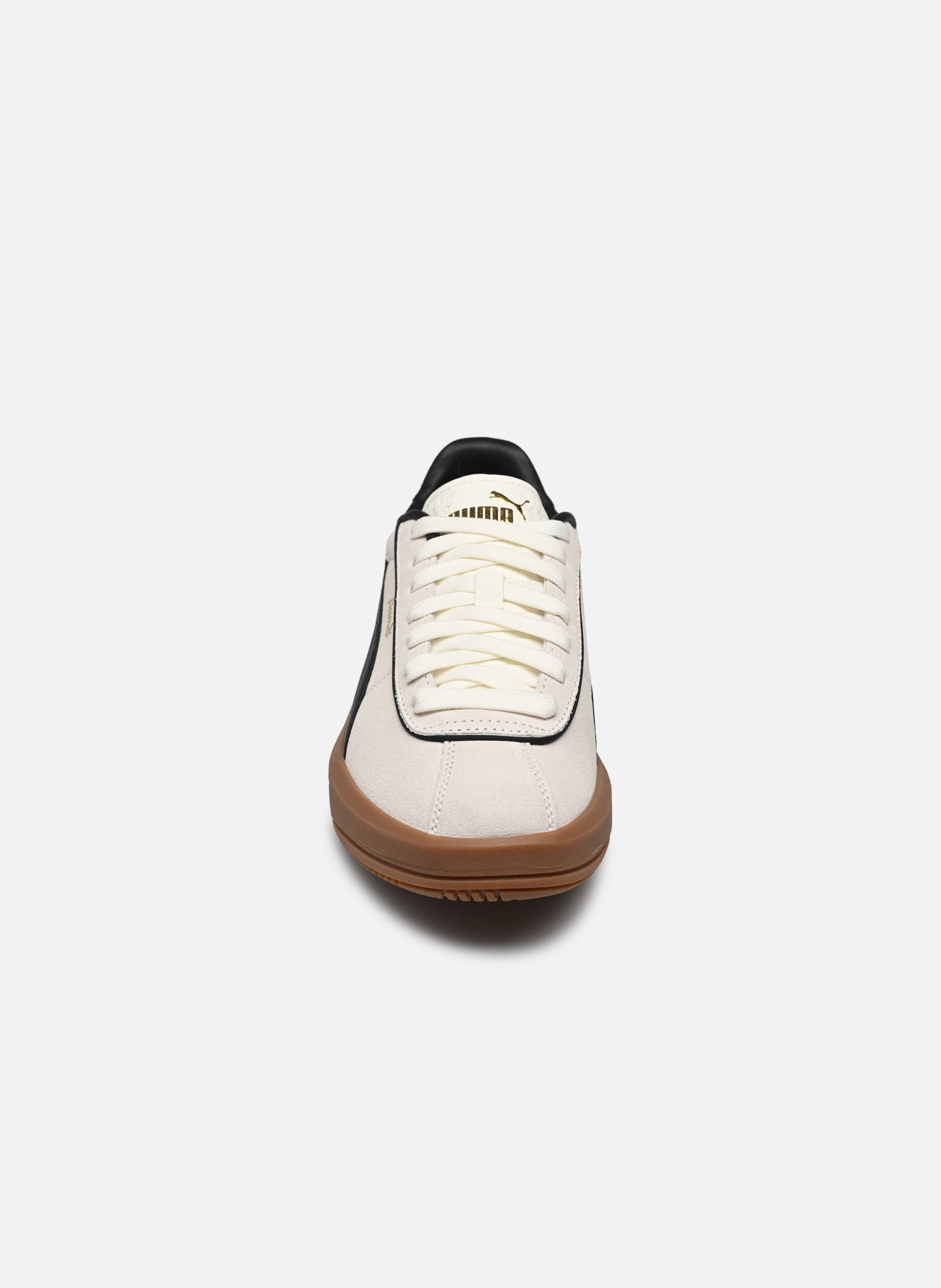 Baskets basses Puma Club Klassika Sd femme blanc Puma Baskets basses Puma Club Klassika Sd femme blanc Warm White-Puma Black-Puma Gol