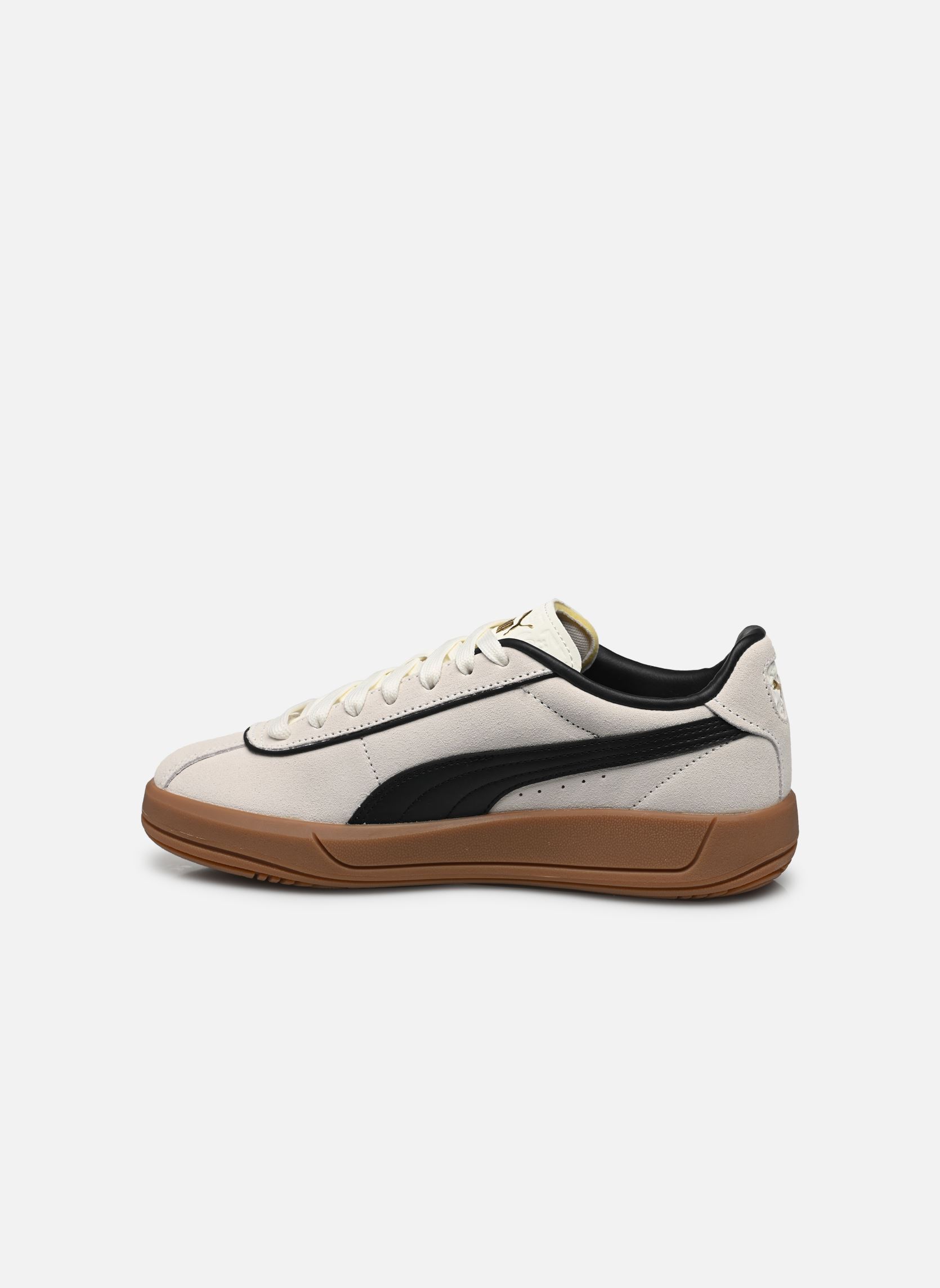 Baskets basses Puma Club Klassika Sd femme blanc Puma Baskets basses Puma Club Klassika Sd femme blanc Warm White-Puma Black-Puma Gol