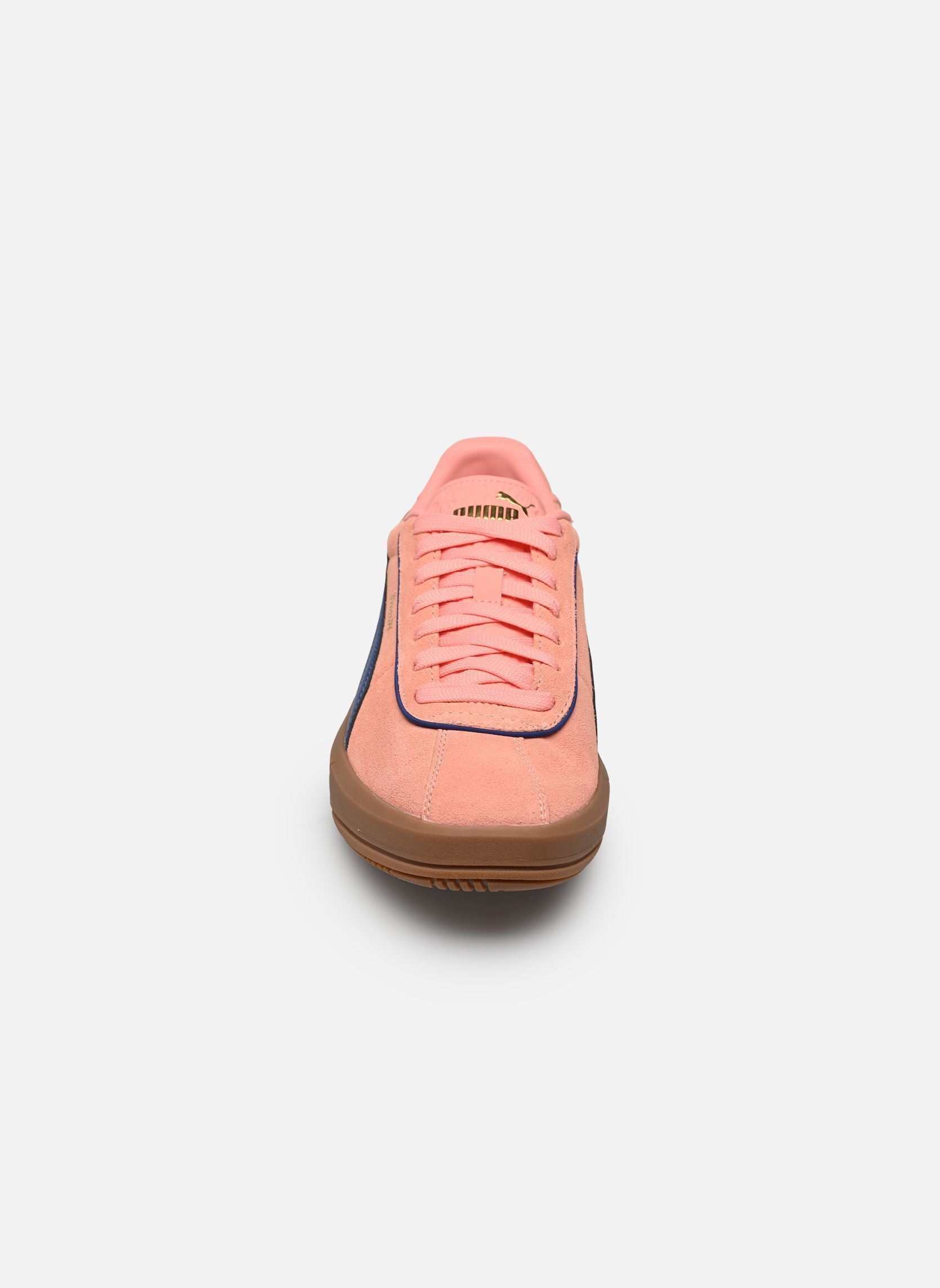 Niedrige Sneaker Puma Club Klassika Sd damen rosa Puma Niedrige Sneaker Puma Club Klassika Sd damen rosa PINK FRUIT-BLAZING BLUE-PUMA G