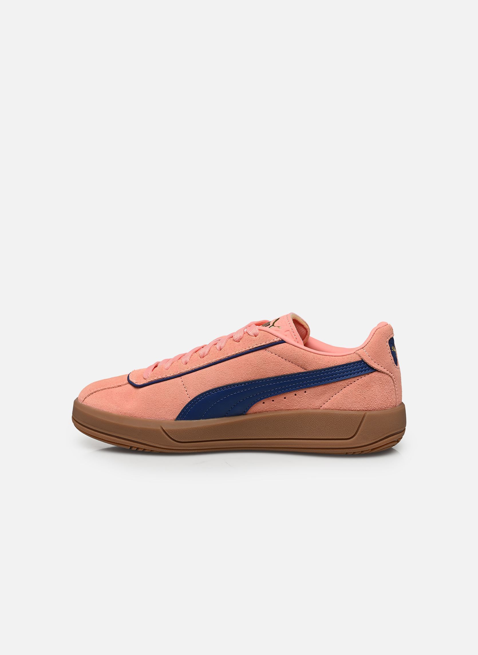 Niedrige Sneaker Puma Club Klassika Sd damen rosa Puma Niedrige Sneaker Puma Club Klassika Sd damen rosa PINK FRUIT-BLAZING BLUE-PUMA G