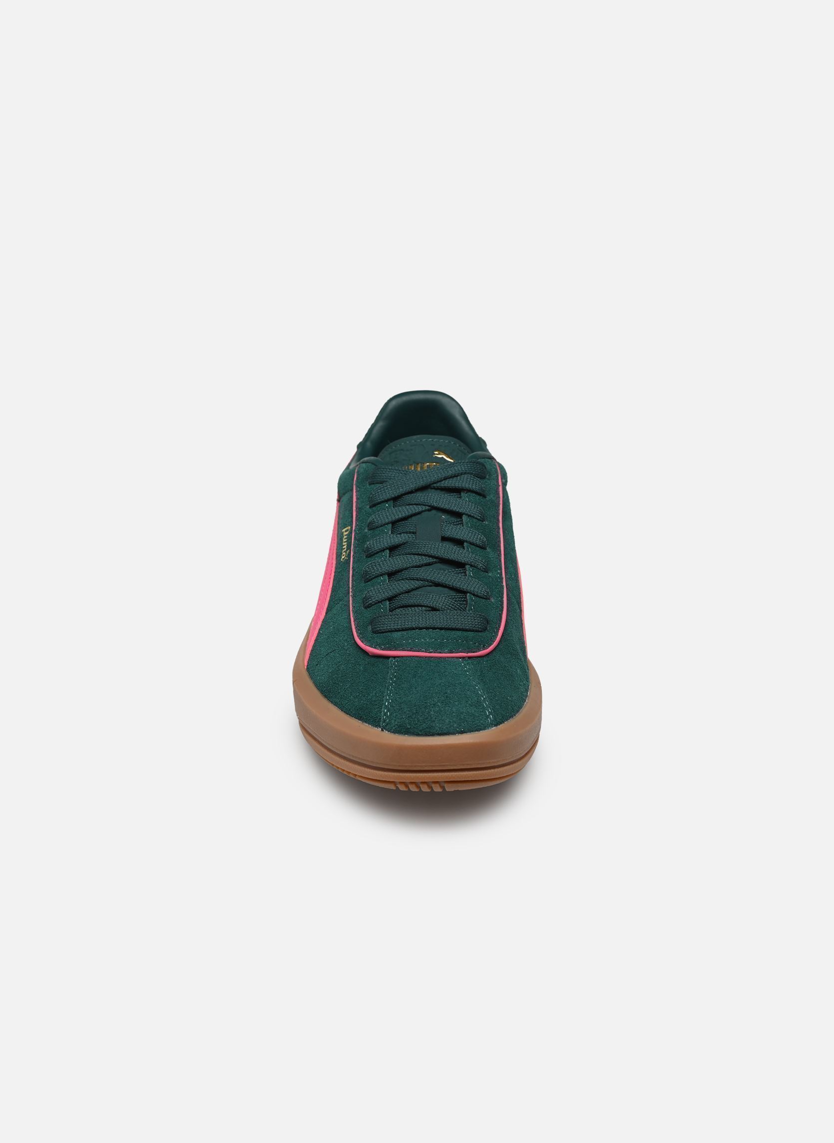 Baskets basses Puma Club Klassika Sd femme vert Puma Baskets basses Puma Club Klassika Sd femme vert DARK MYRTLE-PUMA PINK
