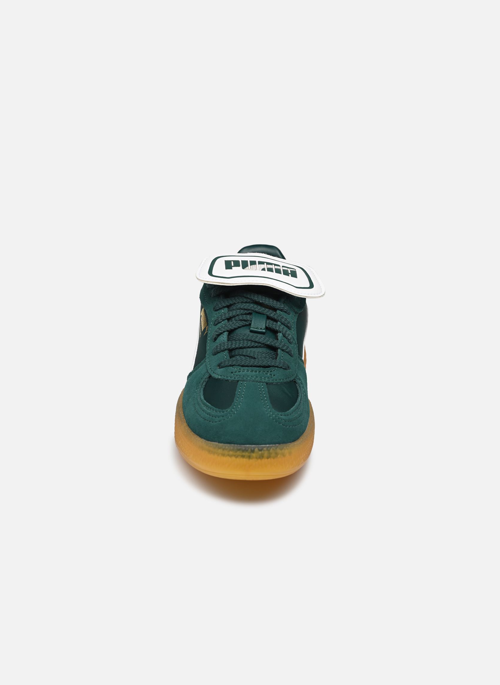 Baskets Palermo Moda Tongue Wns femme vert Puma Baskets Palermo Moda Tongue Wns femme vert DARK MYRTLE-PUMA WHITE