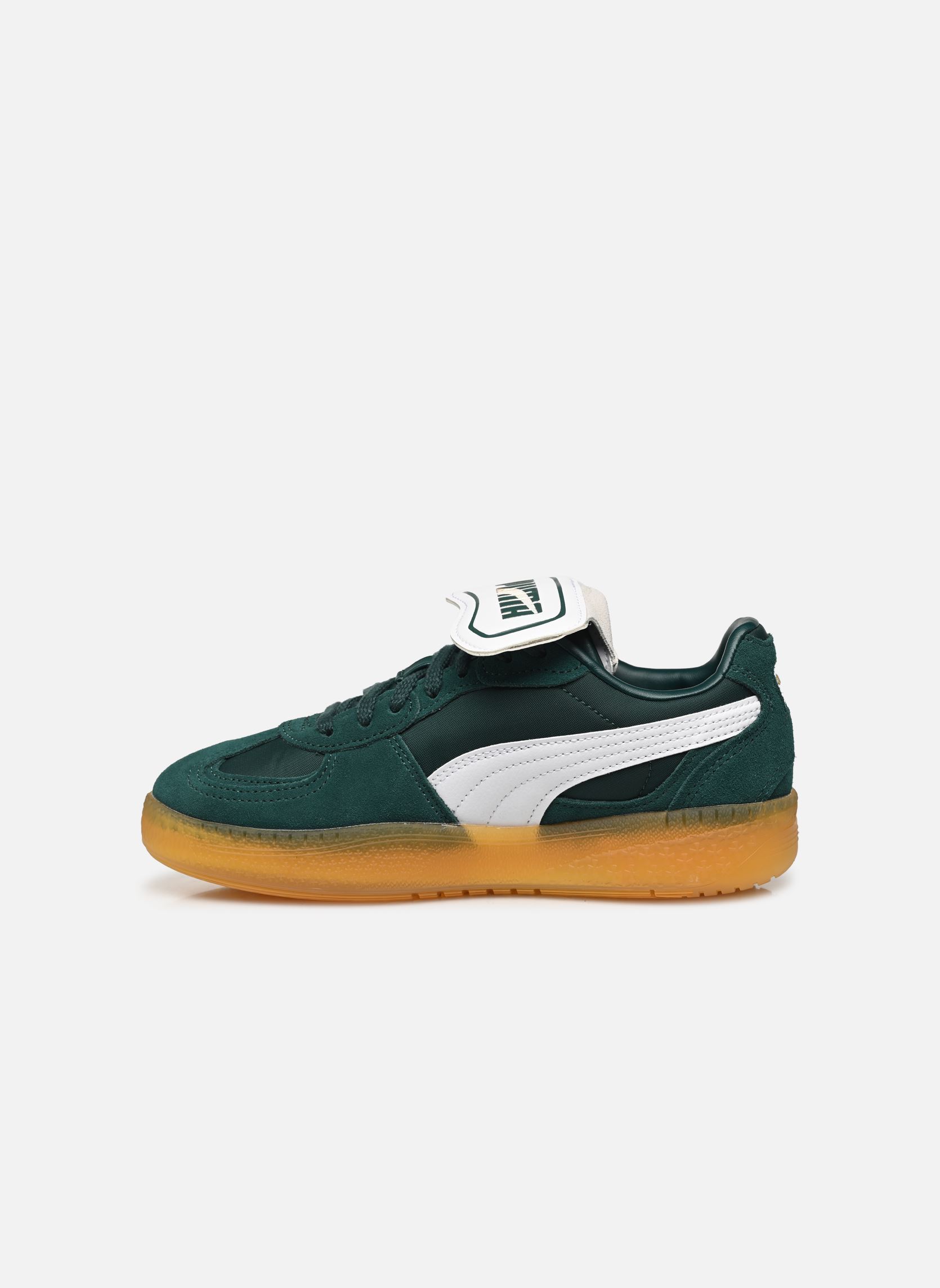 Baskets Palermo Moda Tongue Wns femme vert Puma Baskets Palermo Moda Tongue Wns femme vert DARK MYRTLE-PUMA WHITE
