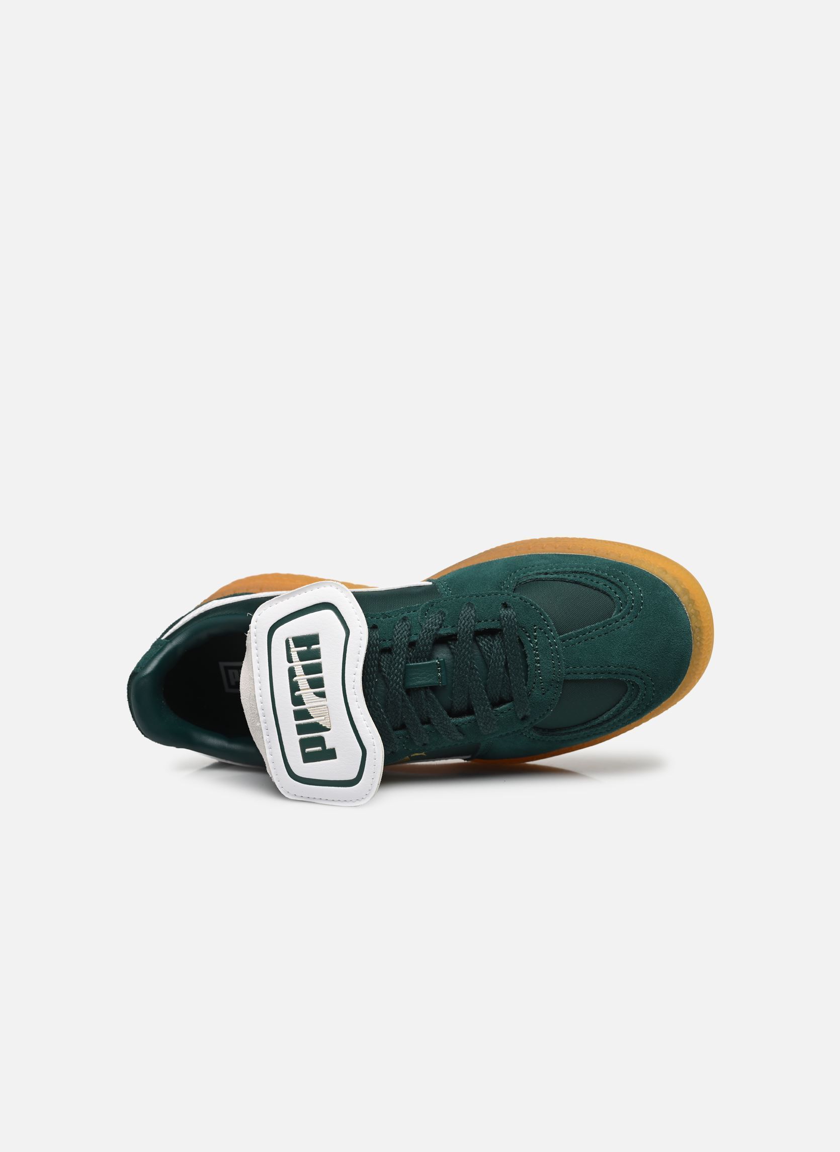 Baskets Palermo Moda Tongue Wns femme vert Puma Baskets Palermo Moda Tongue Wns femme vert DARK MYRTLE-PUMA WHITE