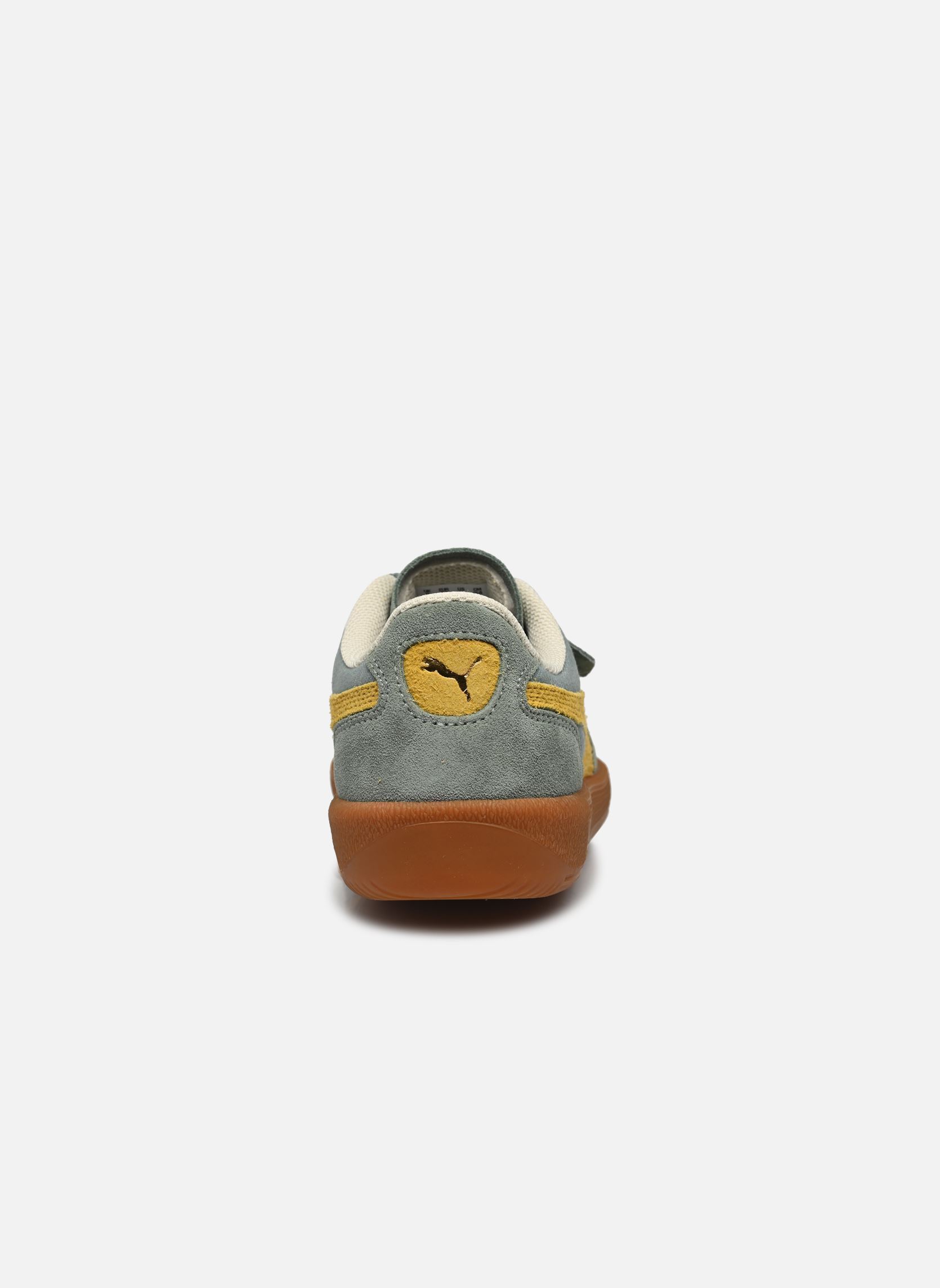 Baskets Palermo Weathered femme vert Puma Baskets Palermo Weathered femme vert Green Moon-Sunny Yellow