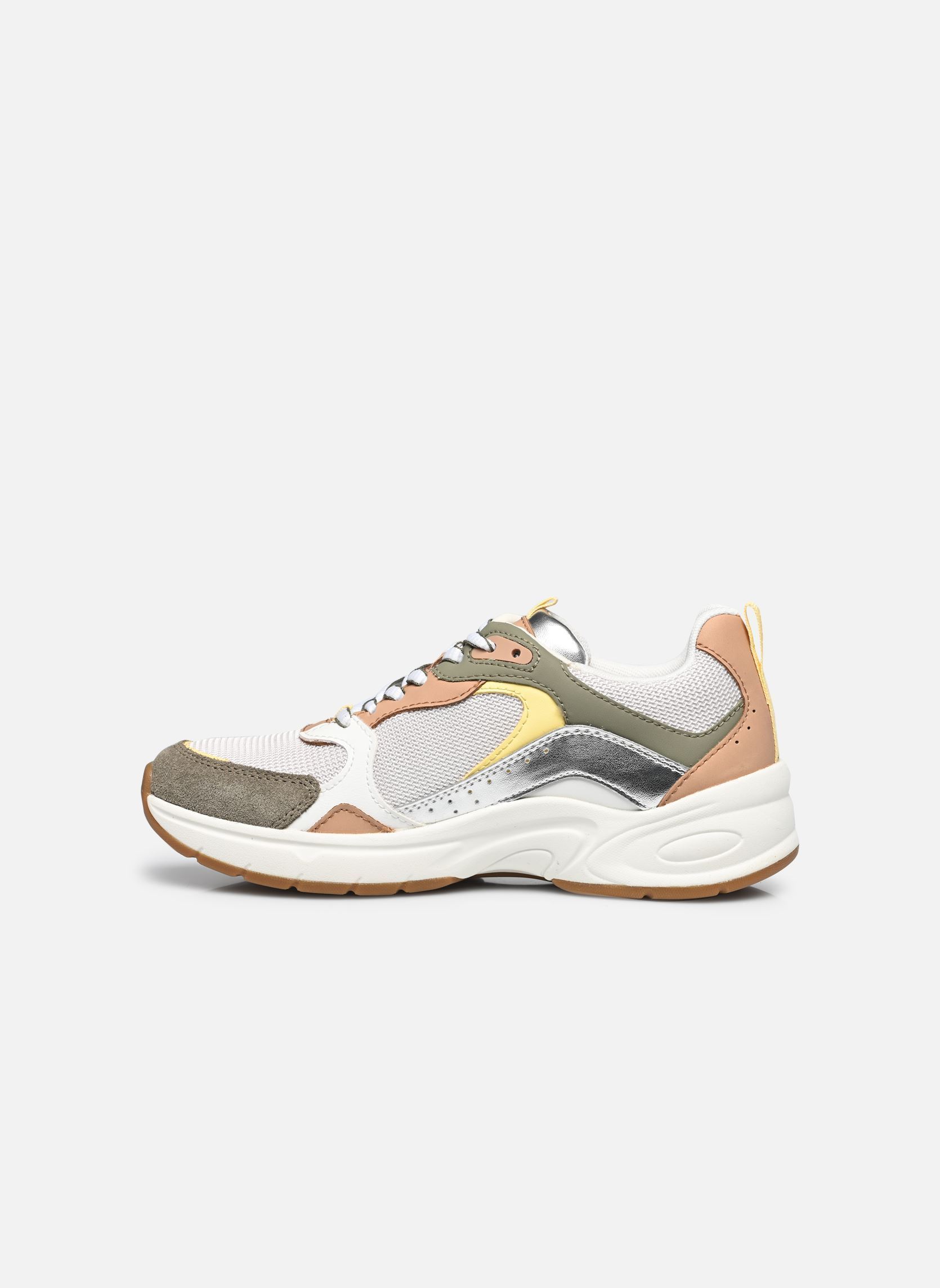 Sneaker D ZARVIA damen mehrfarbig Geox Sneaker D ZARVIA damen mehrfarbig BLANC/SAUGE