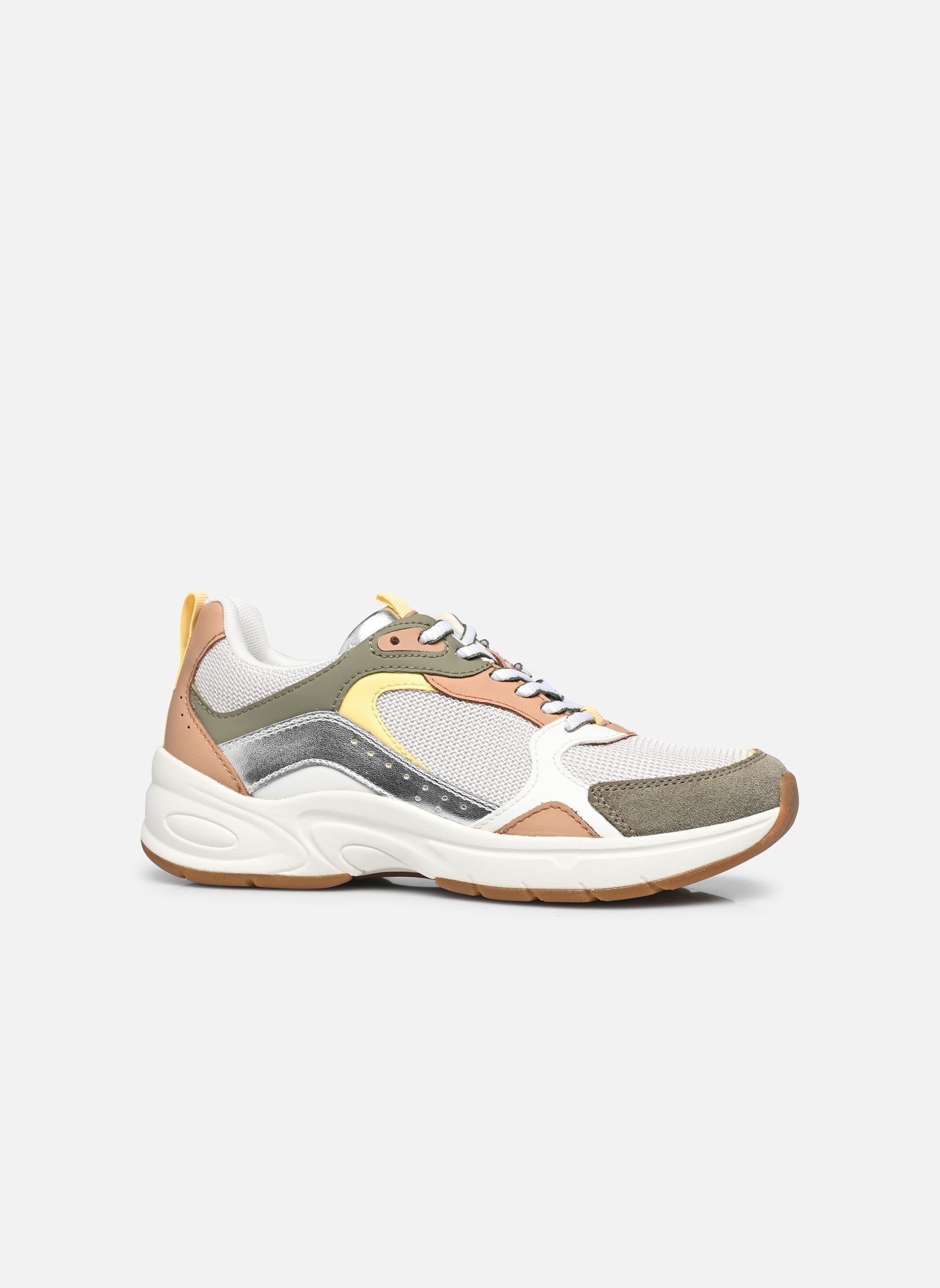 Sneaker D ZARVIA damen mehrfarbig Geox Sneaker D ZARVIA damen mehrfarbig BLANC/SAUGE