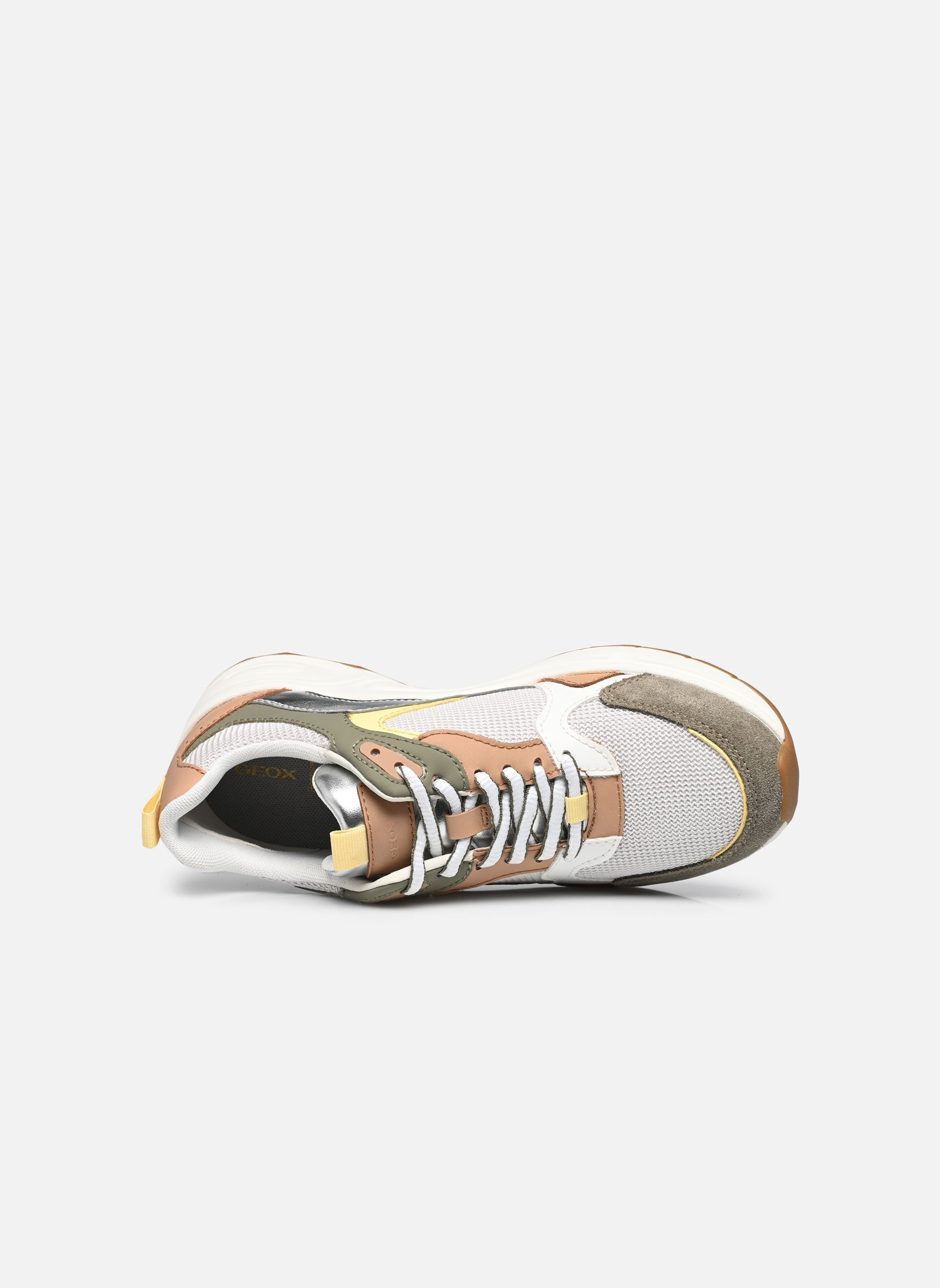 Sneaker D ZARVIA damen mehrfarbig Geox Sneaker D ZARVIA damen mehrfarbig BLANC/SAUGE
