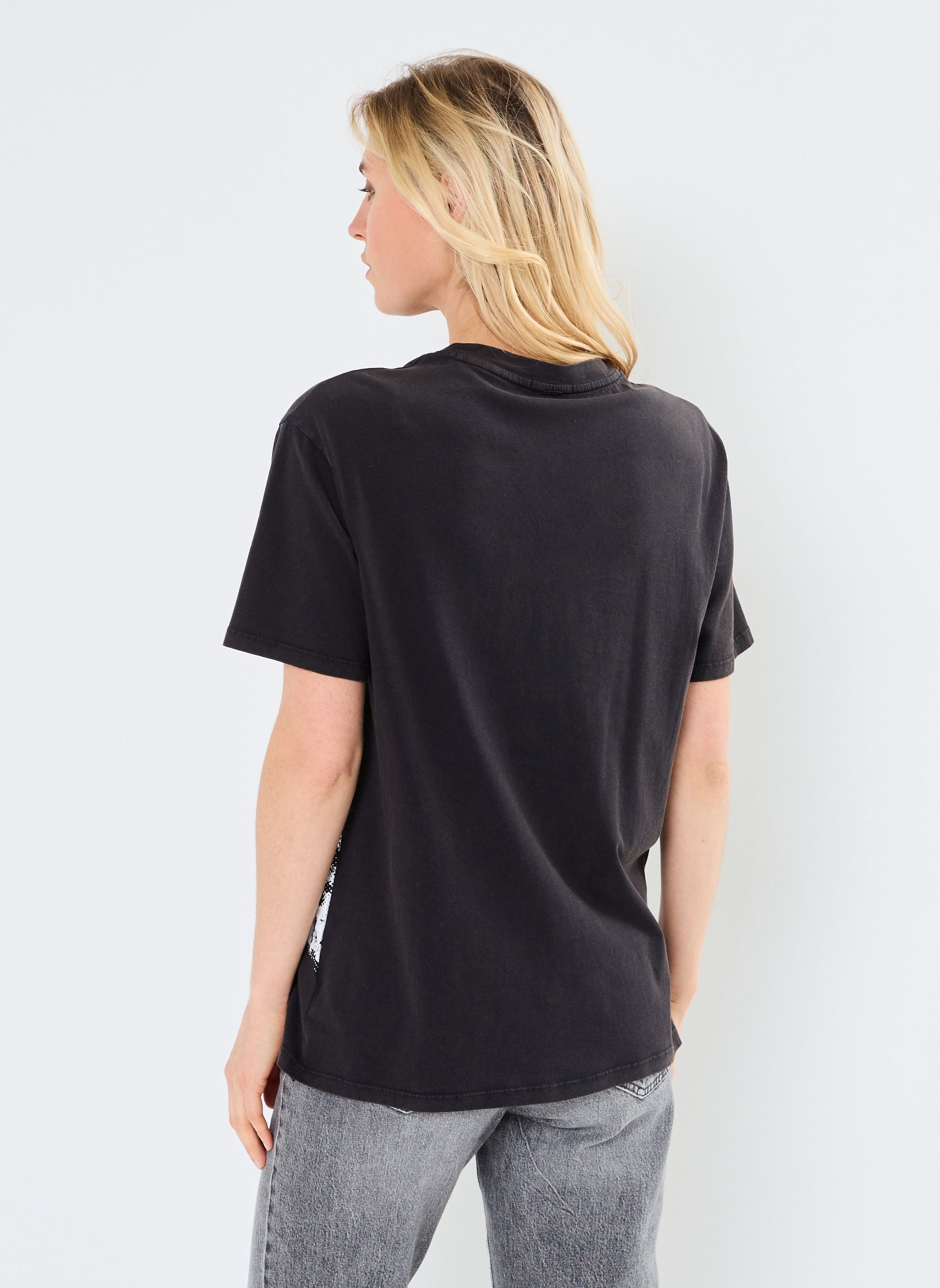T-shirts met korte mouwen B110005 dames grijs IKKS Women T-shirts met korte mouwen B110005 dames grijs 27-GRIS BROUILLARD