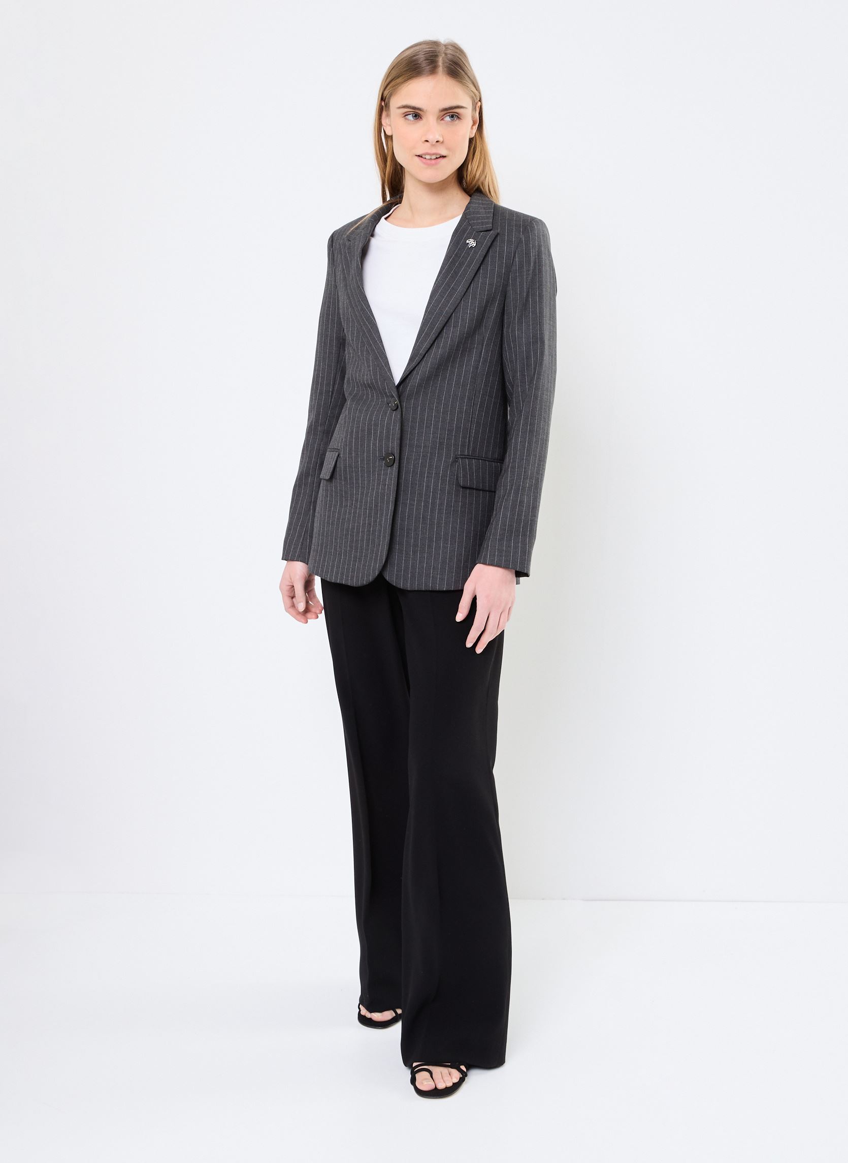 Blazer B140045 dames grijs IKKS Women Blazer B140045 dames grijs 27-GRIS BROUILLARD