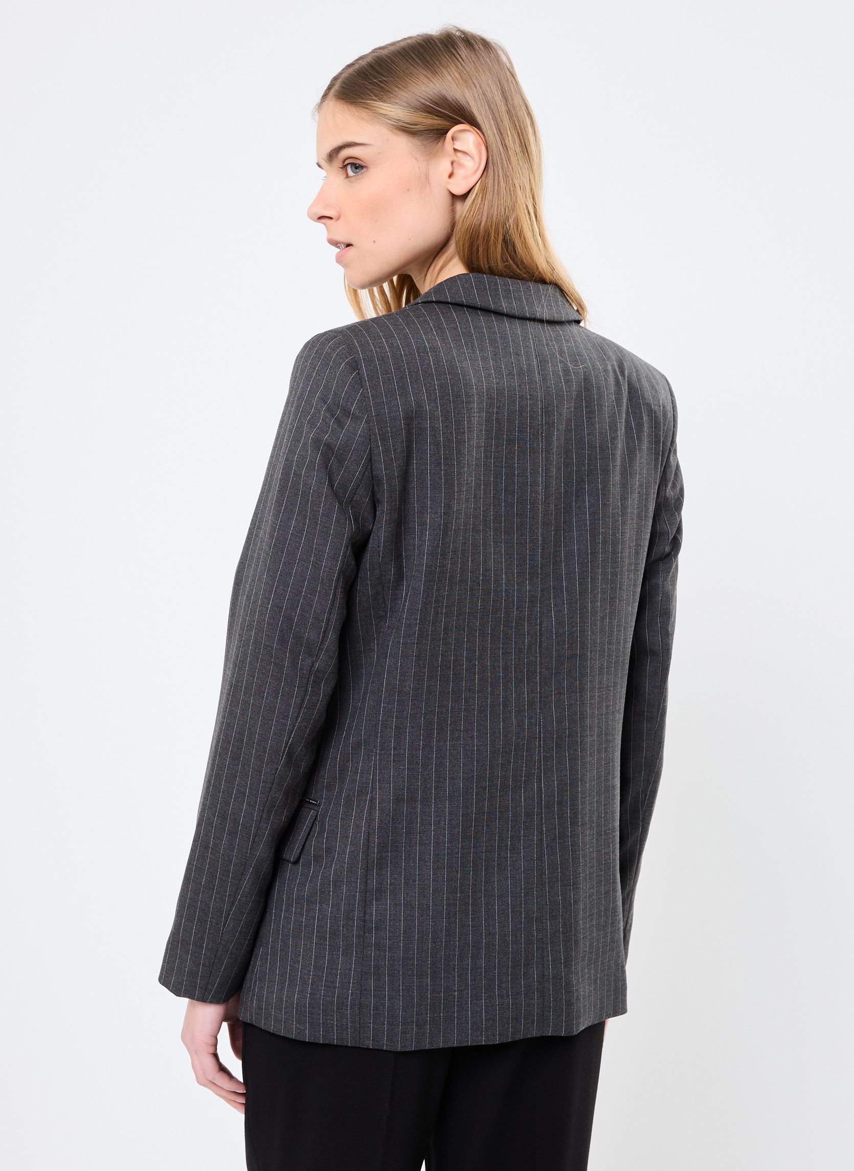 Blazer B140045 dames grijs IKKS Women Blazer B140045 dames grijs 27-GRIS BROUILLARD