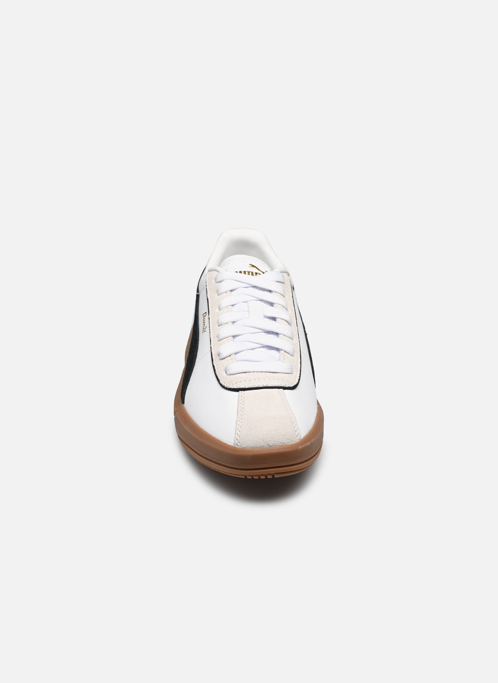 Niedrige Sneaker Puma Club Klassika damen weiß Puma Niedrige Sneaker Puma Club Klassika damen weiß Puma White-Puma Black-Warm Whi