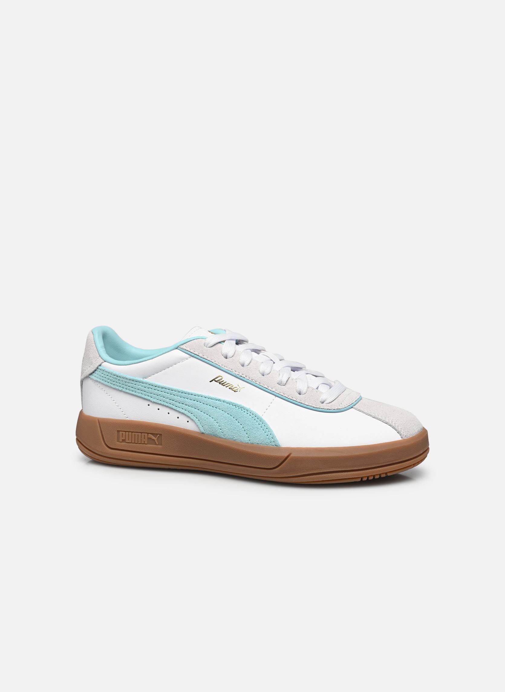 Niedrige Sneaker Puma Club Klassika damen weiß Puma Niedrige Sneaker Puma Club Klassika damen weiß PUMA WHITE-SAFE LAKE-FEATHER G