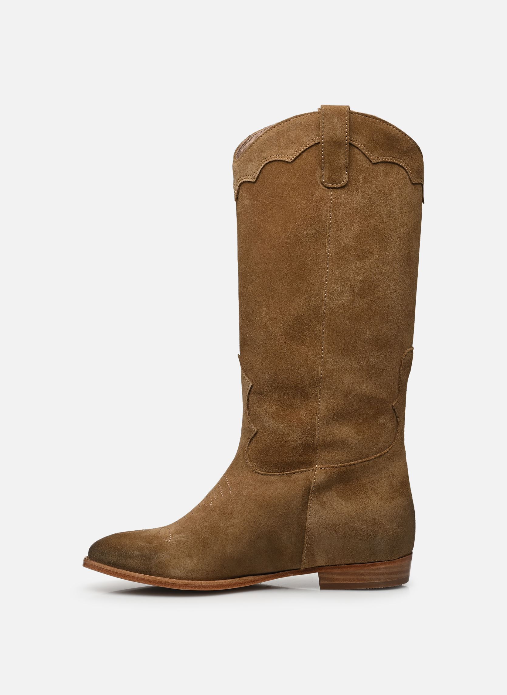 Bottes B180085 femme marron IKKS Women Bottes B180085 femme marron 61-SABLE