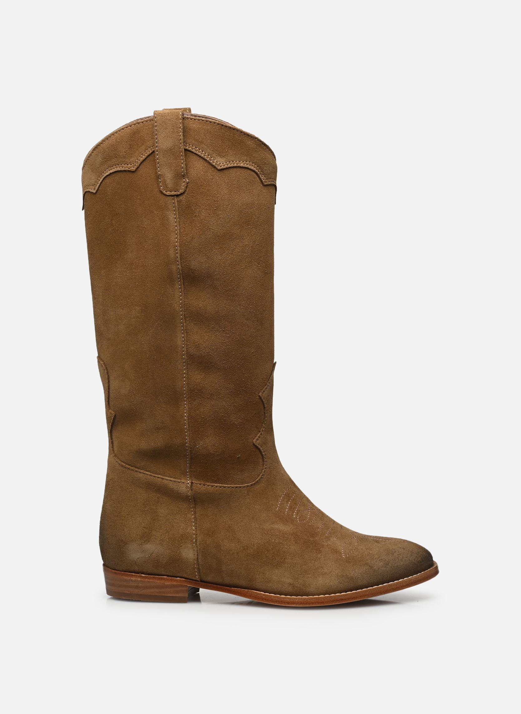 Bottes B180085 femme marron IKKS Women Bottes B180085 femme marron 61-SABLE