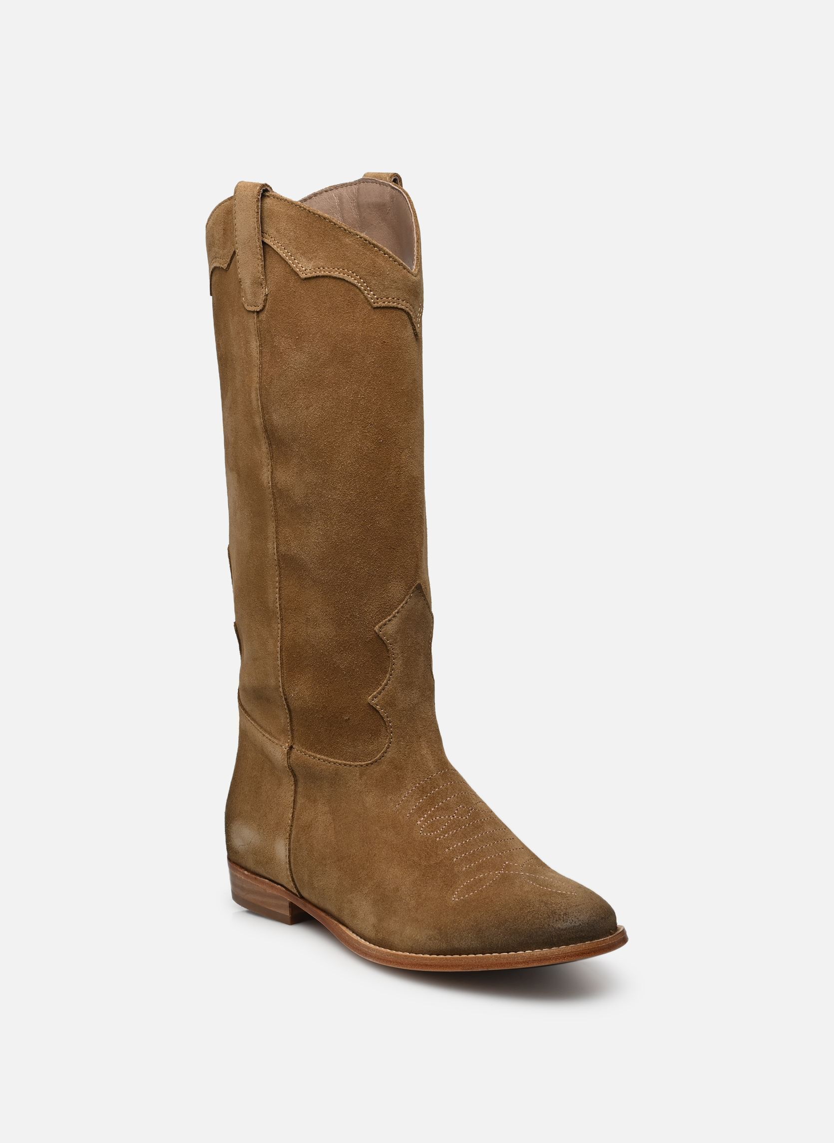 Bottes B180085 femme marron IKKS Women Bottes B180085 femme marron 61-SABLE