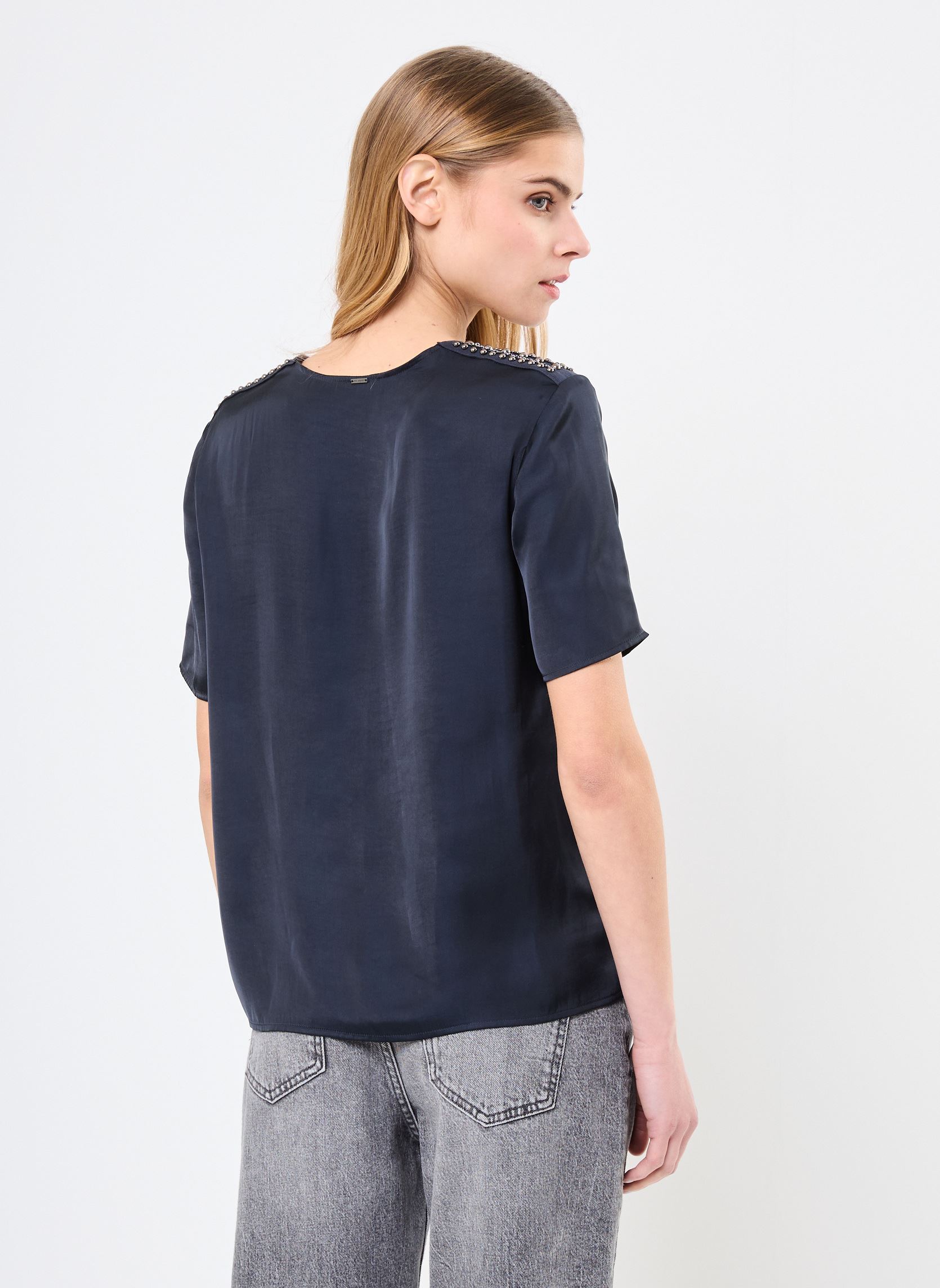 Débardeurs B111075 femme bleu IKKS Women Débardeurs B111075 femme bleu 49-MARINE