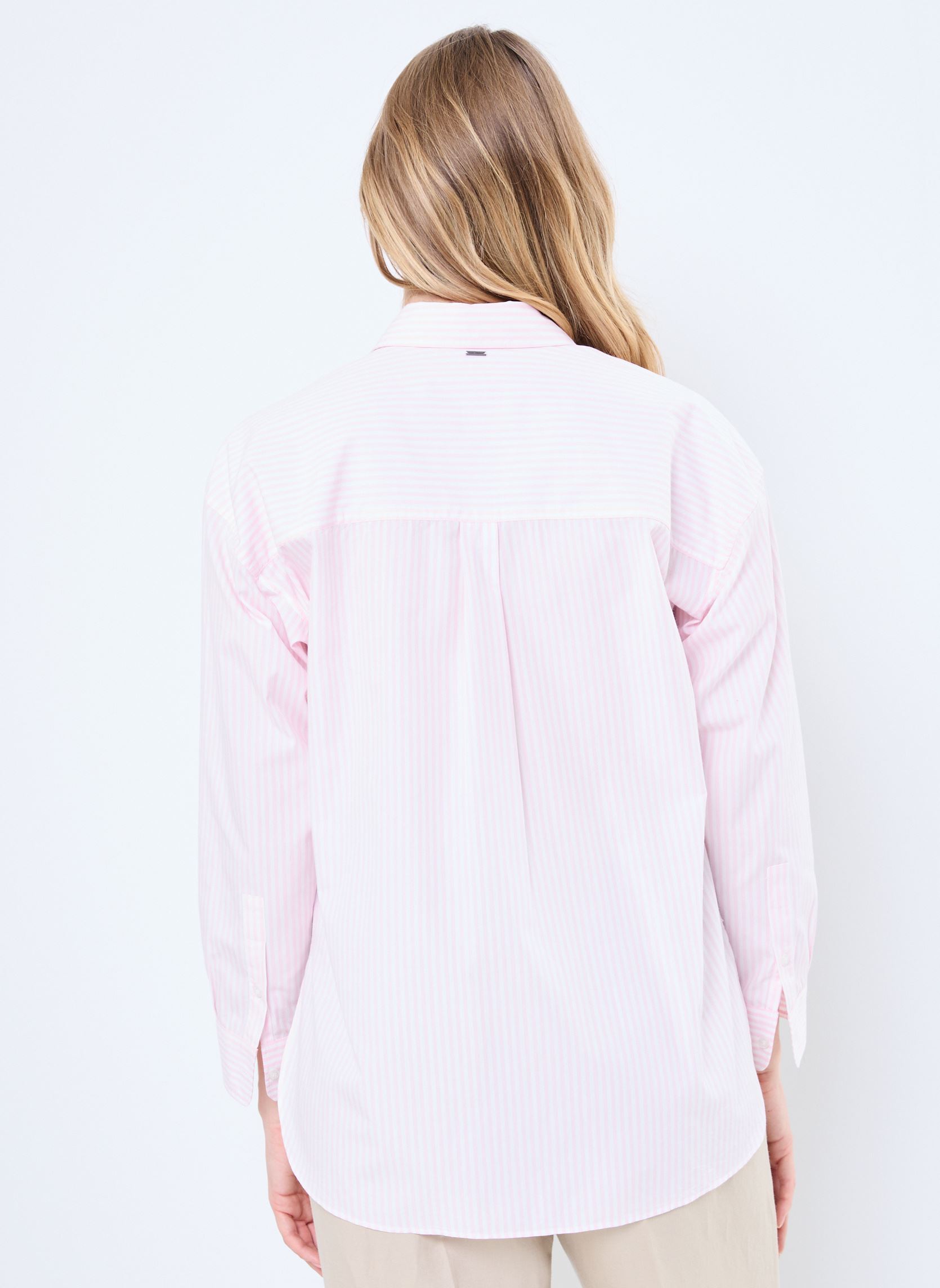 Camicie a maniche lunghe B112095 donna rosa IKKS Women Camicie a maniche lunghe B112095 donna rosa 31-BOIS DE ROSE