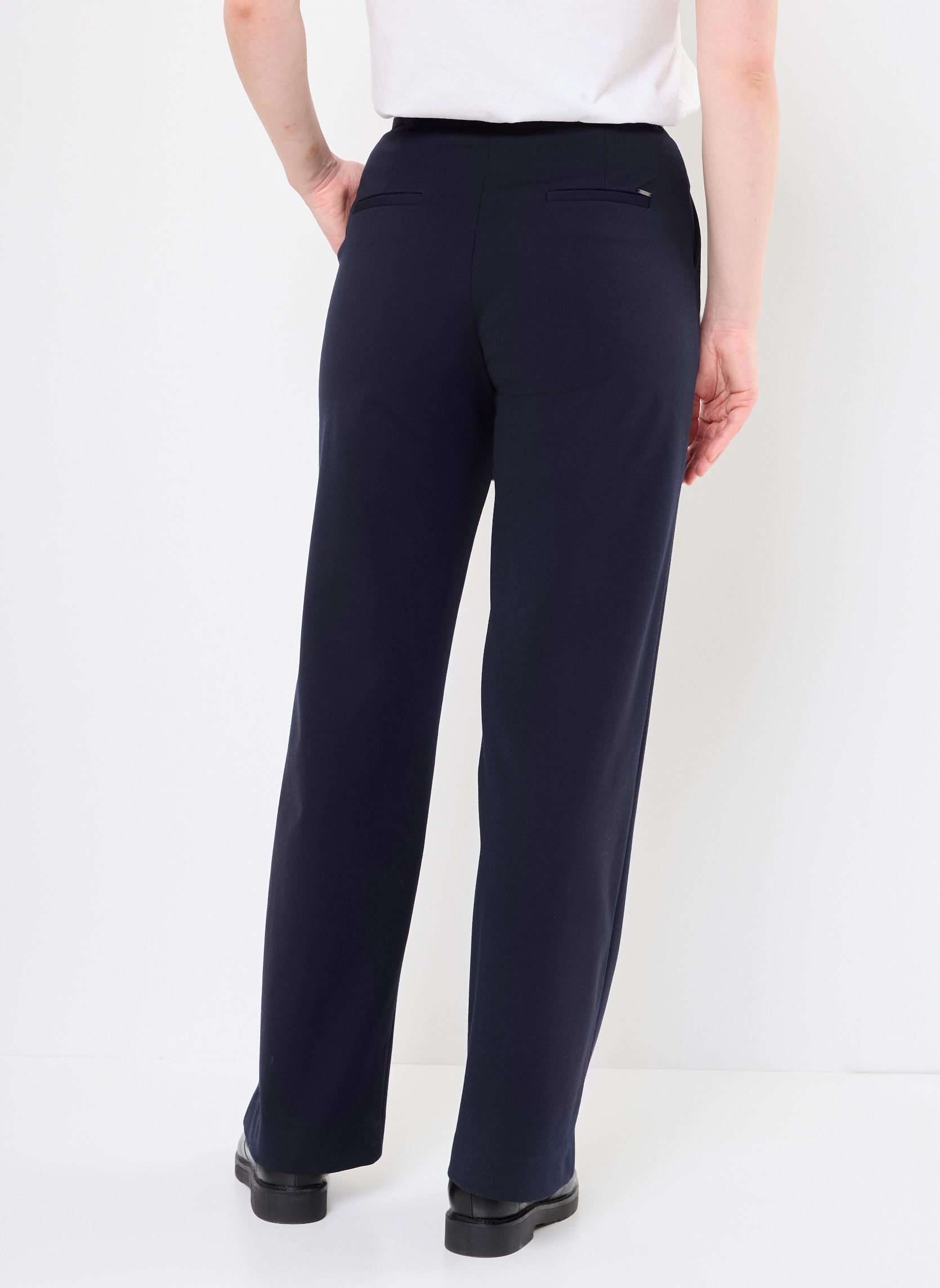 Pantalons larges B122375 femme bleu IKKS Women Pantalons larges B122375 femme bleu 49-MARINE